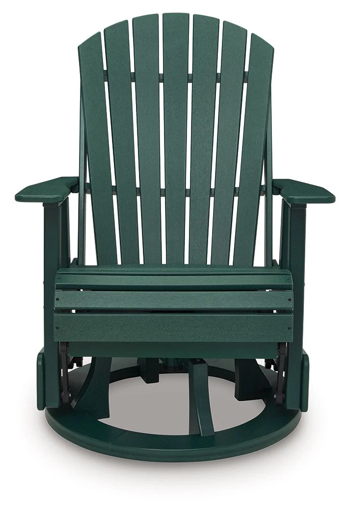 Shell Beach - Swivel Glider Chair - Green - Image 3