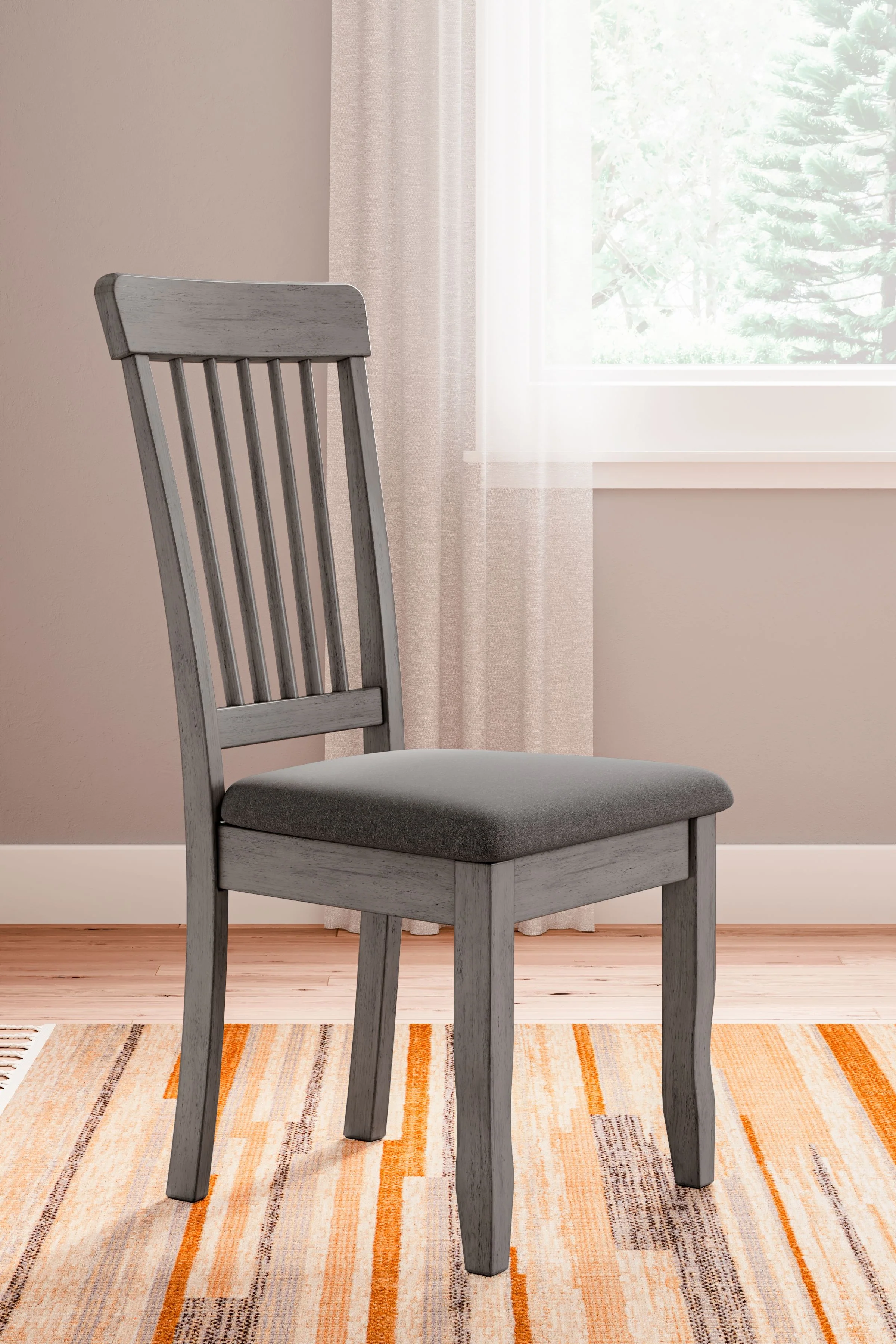 Shullden - Dining Room Side Chair (Set of 2) - Gray - Image 4