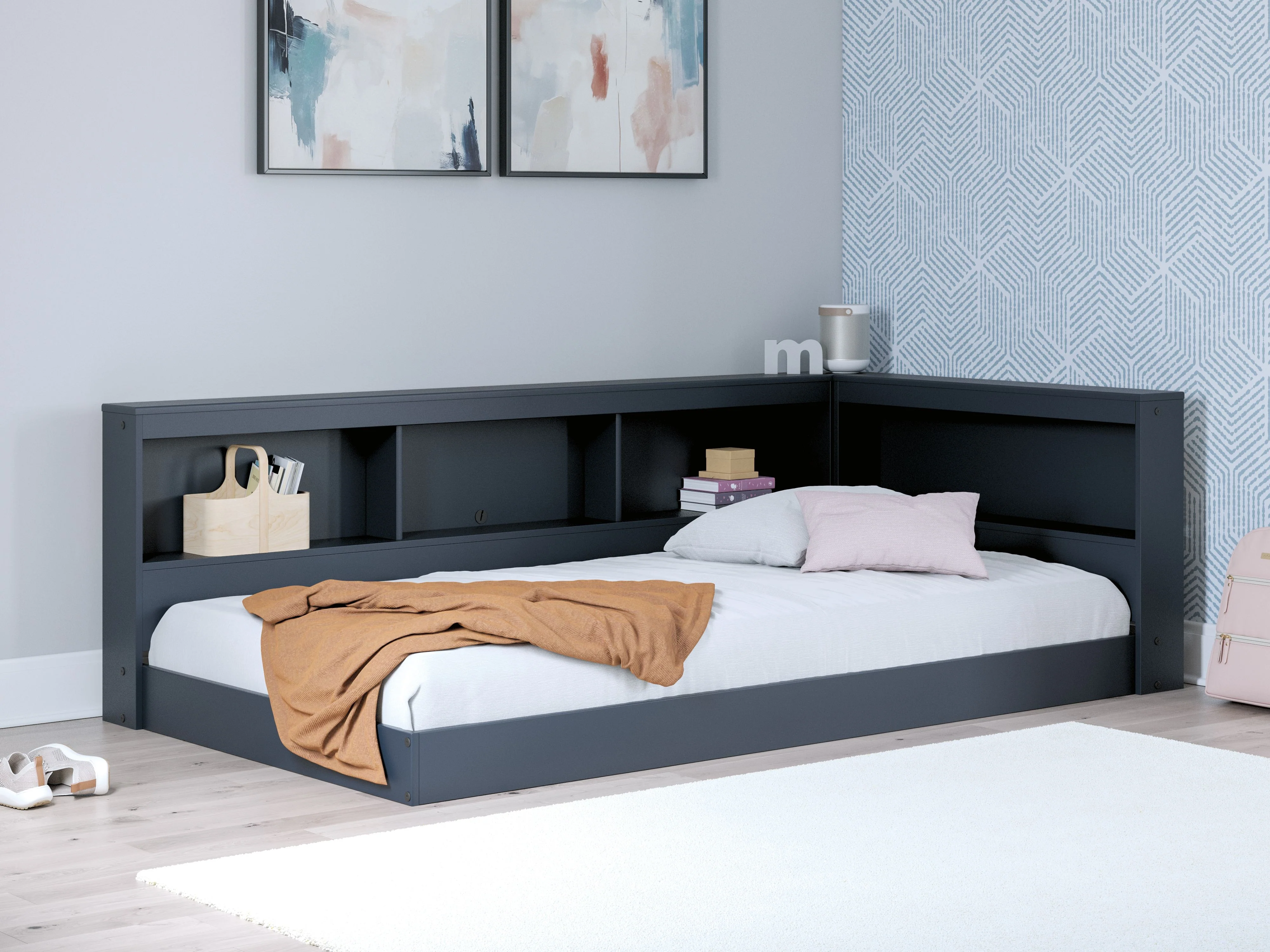 Simmenfort - Bookcase Storage Bed - Image 4