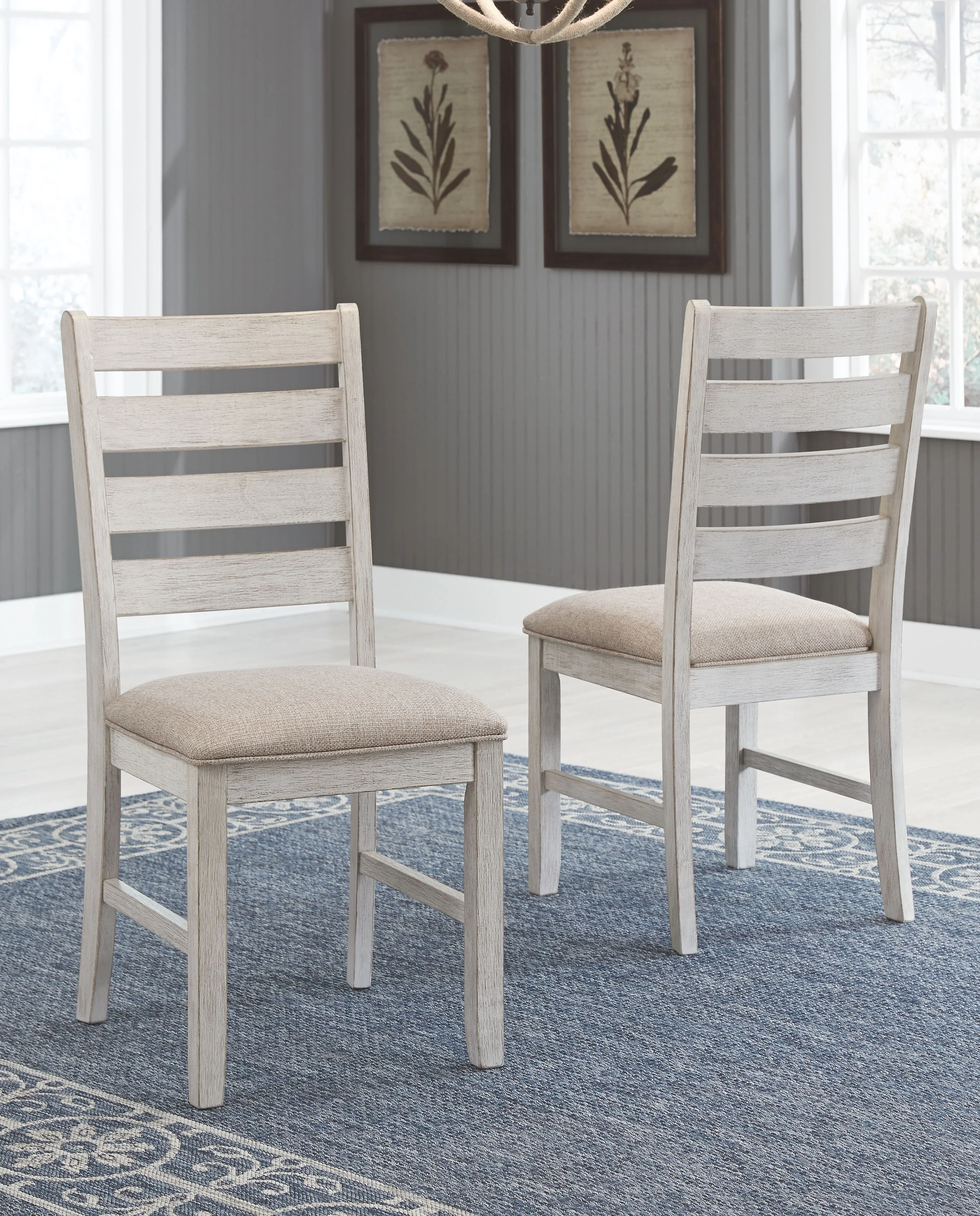 Skempton - Dining UPH Side Chair (Set of 2) - White - Image 4
