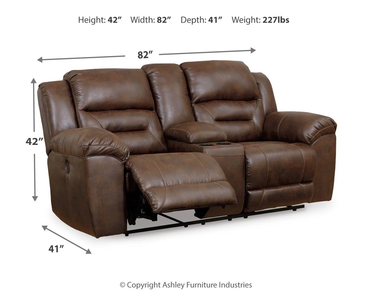 Stoneland - Power Reclining Loveseat - Image 4