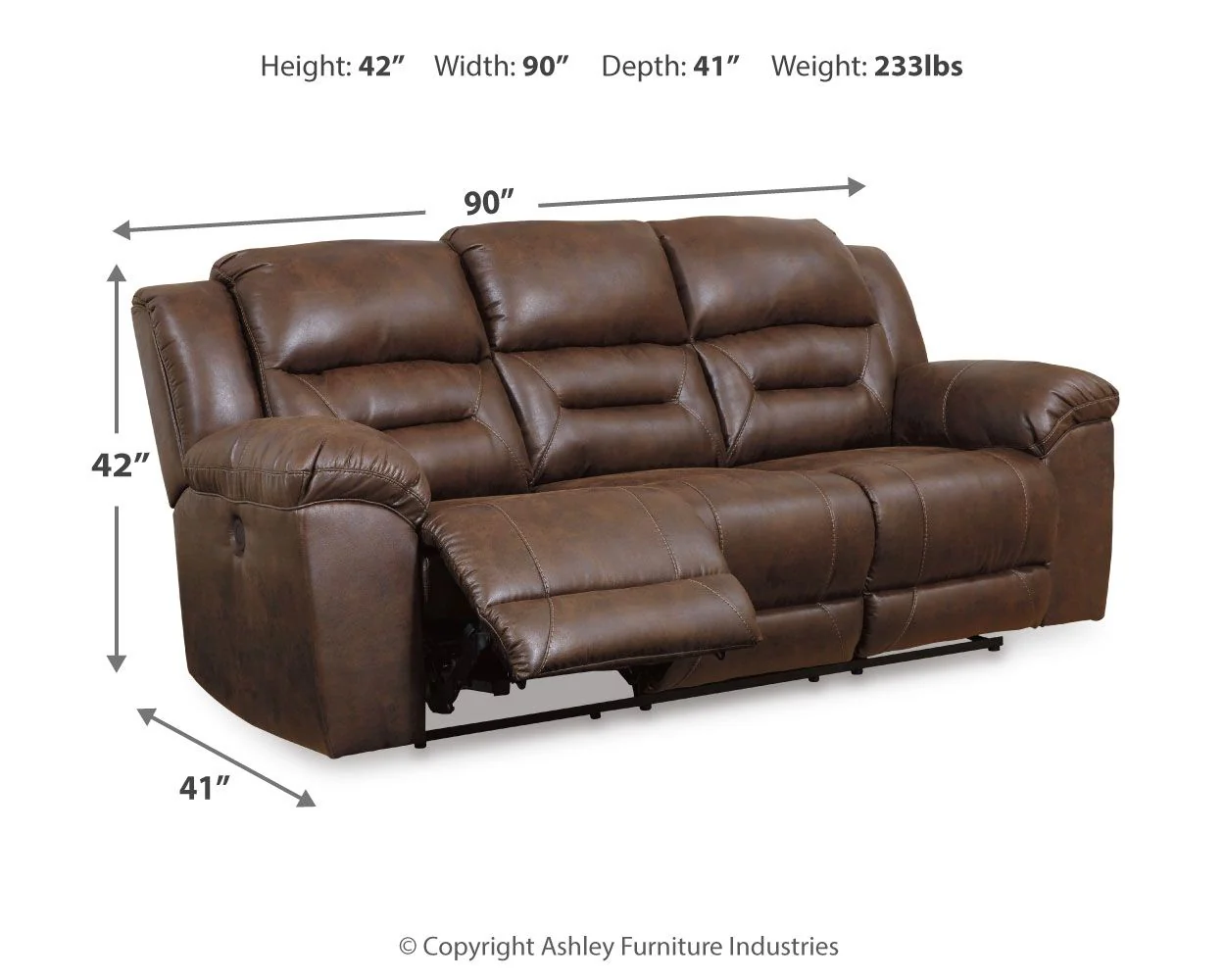 Stoneland - Power Reclining Sofa - Image 5
