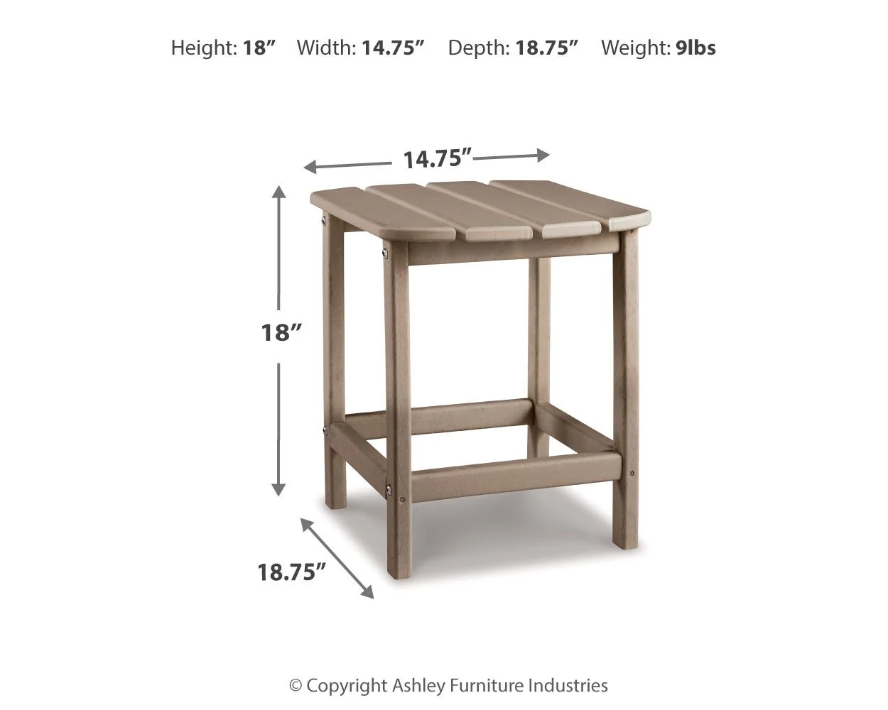 Sundown Treasure - Outdoor End Table - Image 8