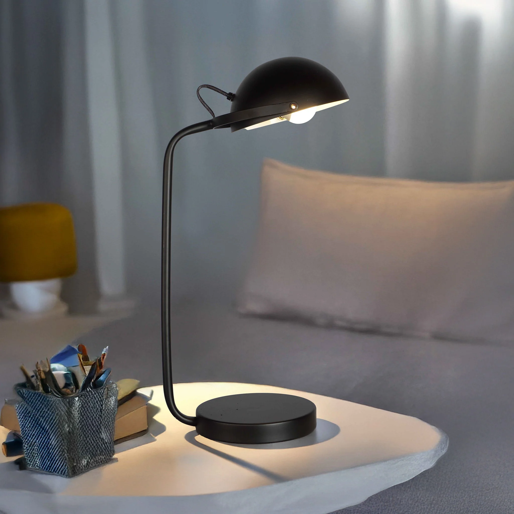 Table Lamp - Black Finish - Image 2