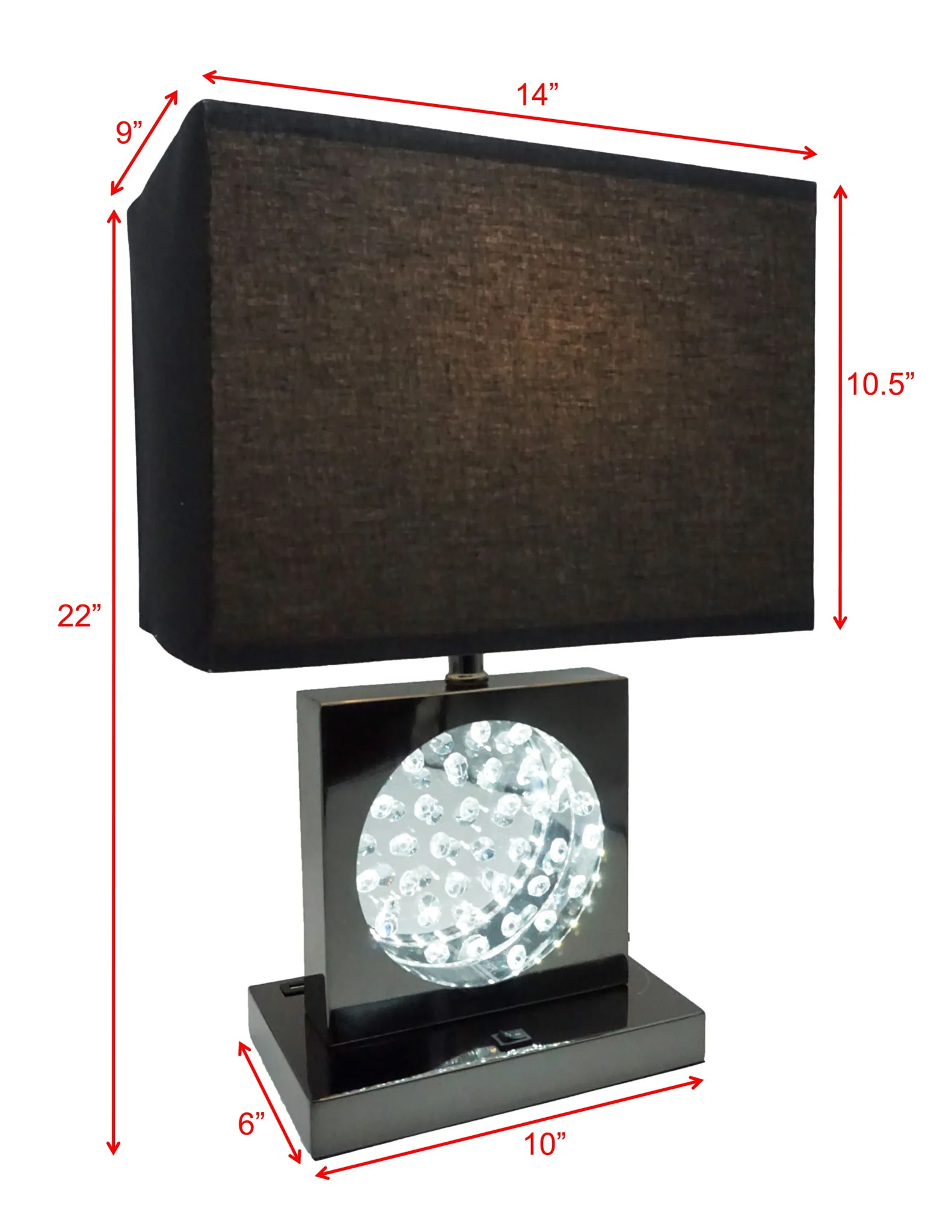 Table Lamp - Black Nickel - Image 2
