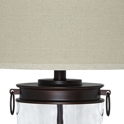 Tailynn - Glass Table Lamp  - Clear / Bronze Finish - Image 4