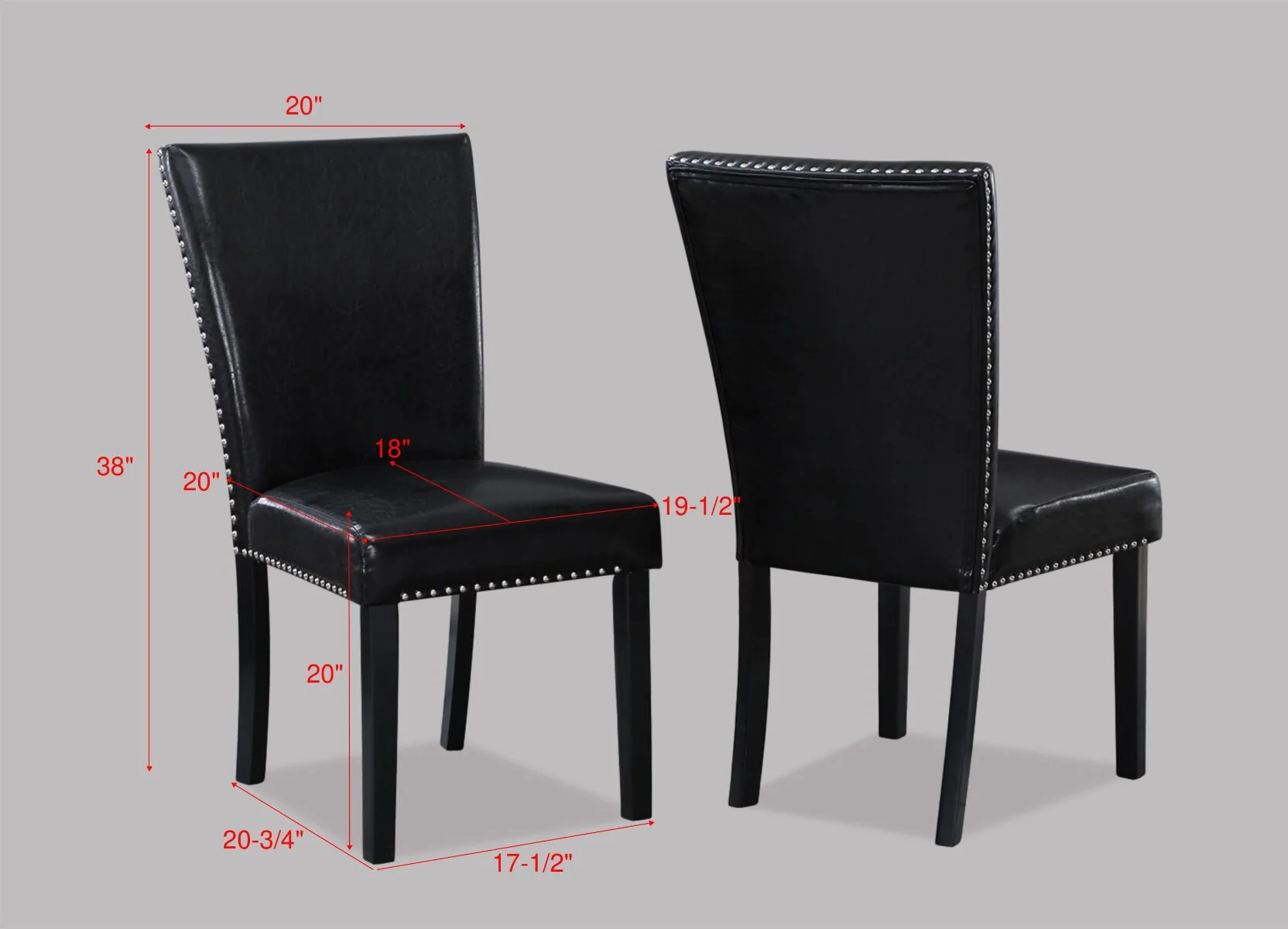 Tanner Black & Faux Marble Dining Sets by Crown Mark - Image 5