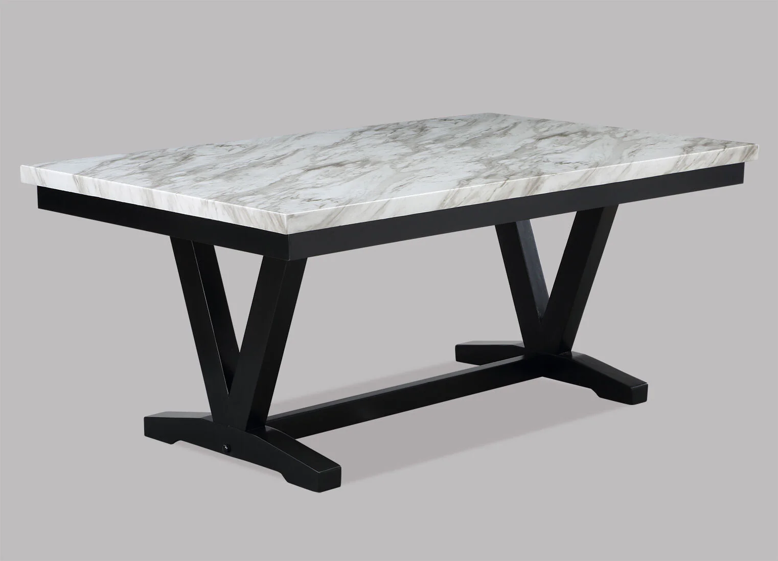 Tanner Black & Faux Marble Dining Sets by Crown Mark - Image 6