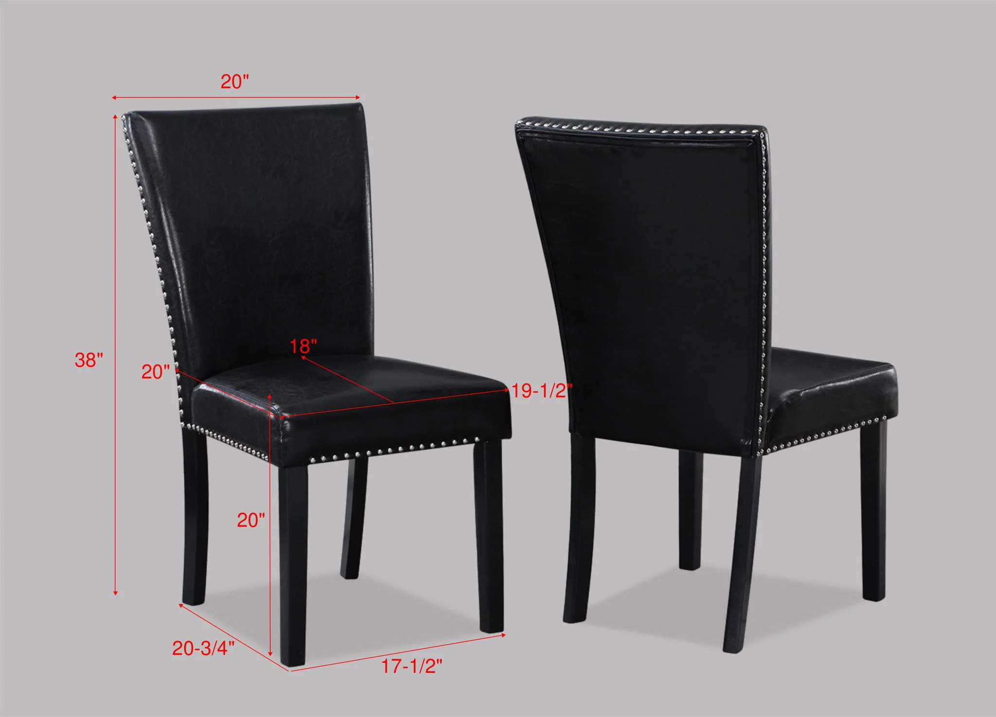 Tanner - Side Chair (Set of 2) - Black - Image 3