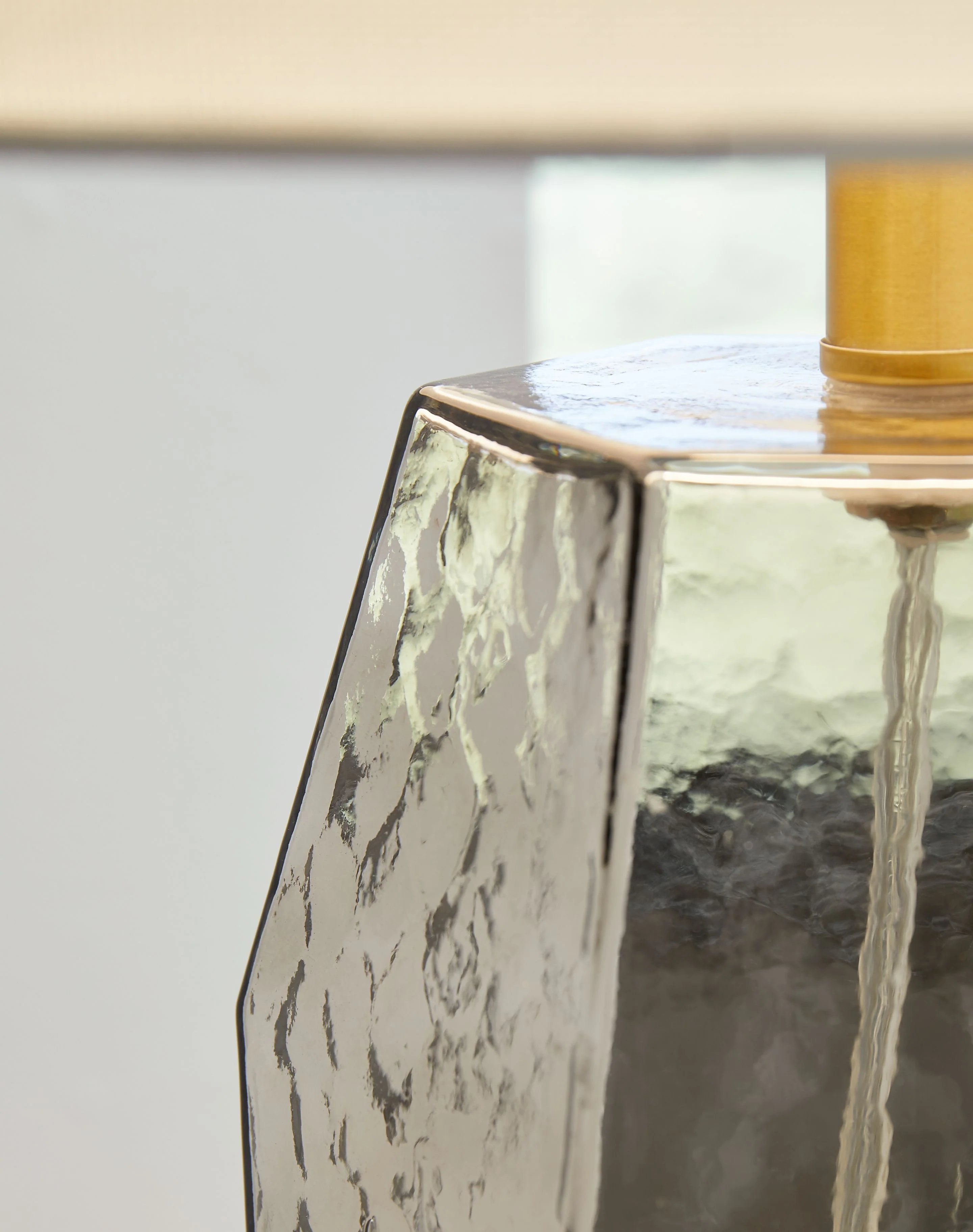 Taylow - Glass Table Lamp  - Gray - Image 2