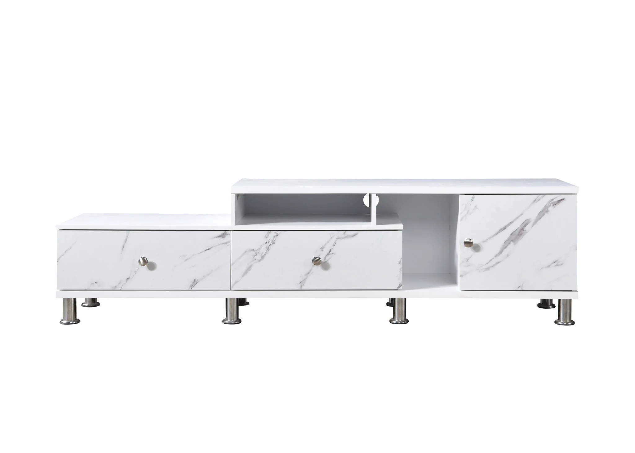 Tessa - TV Stand - White - Image 4