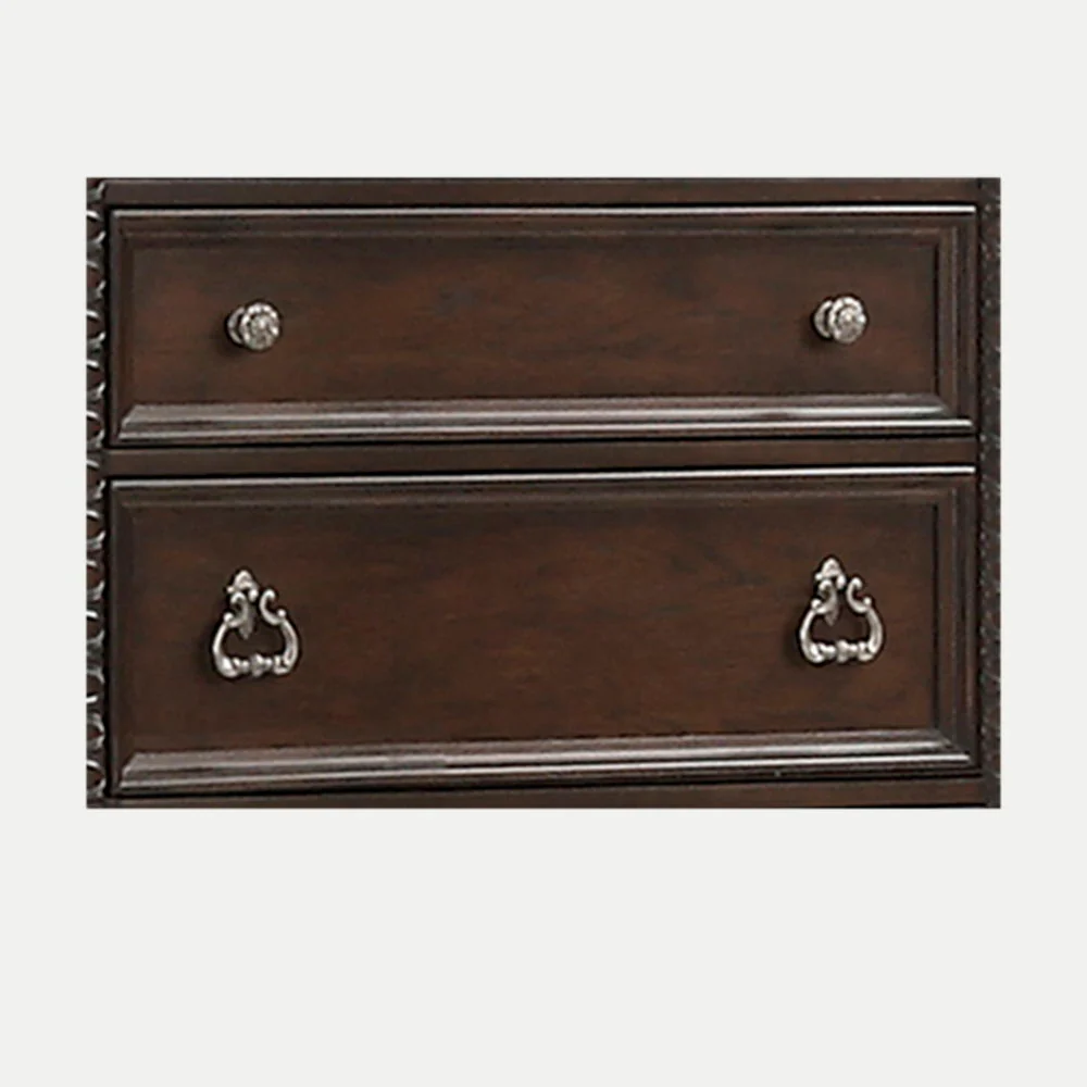 Traditional 5 Drawer Chest - Mahogany - Image 4