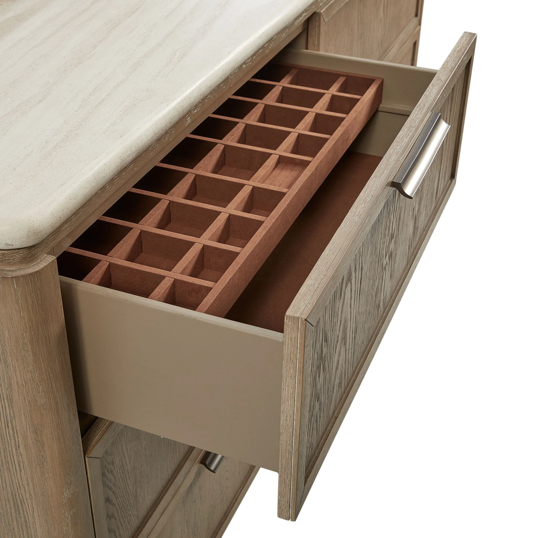Trilogy - Dresser With Oak Veneer Drawer Fronts - Toffee - Image 4