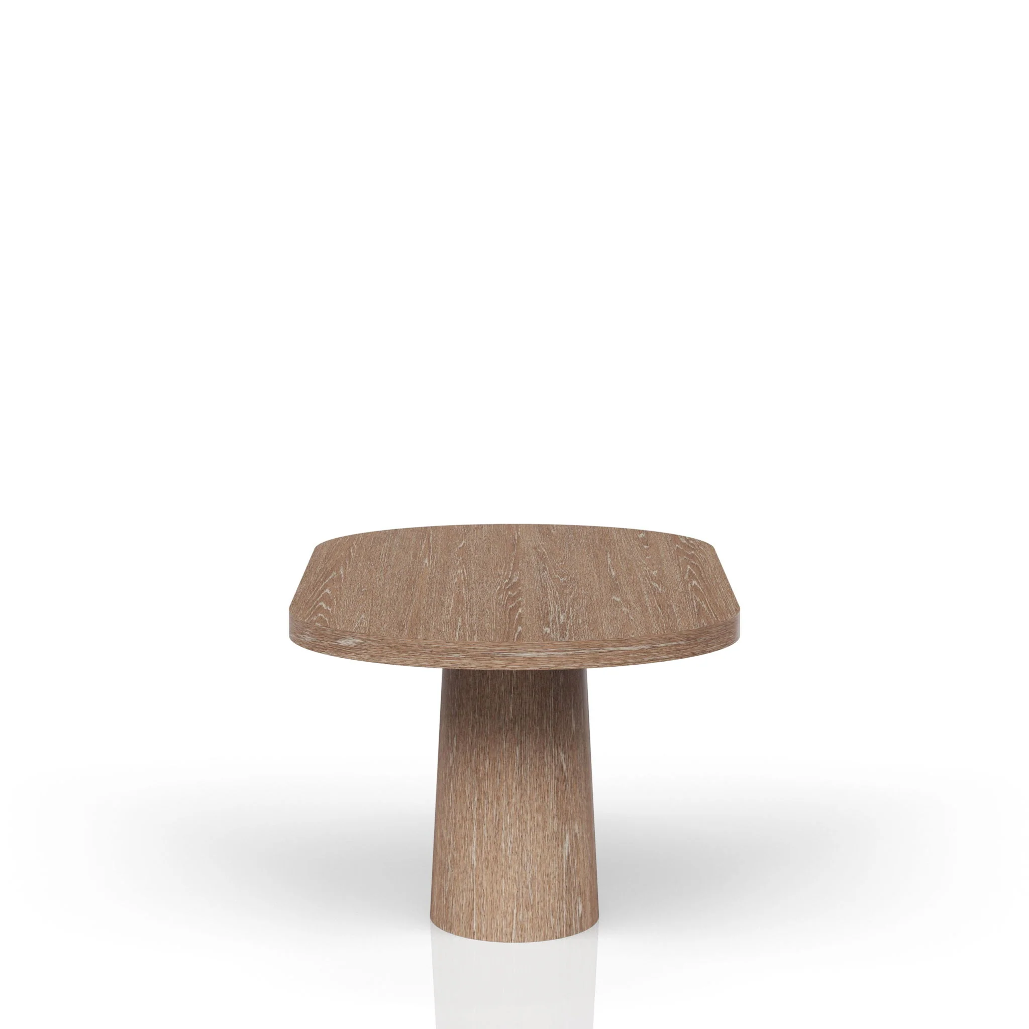 Trilogy - Oval Pedestal Dining Table - Cocoa - Image 4