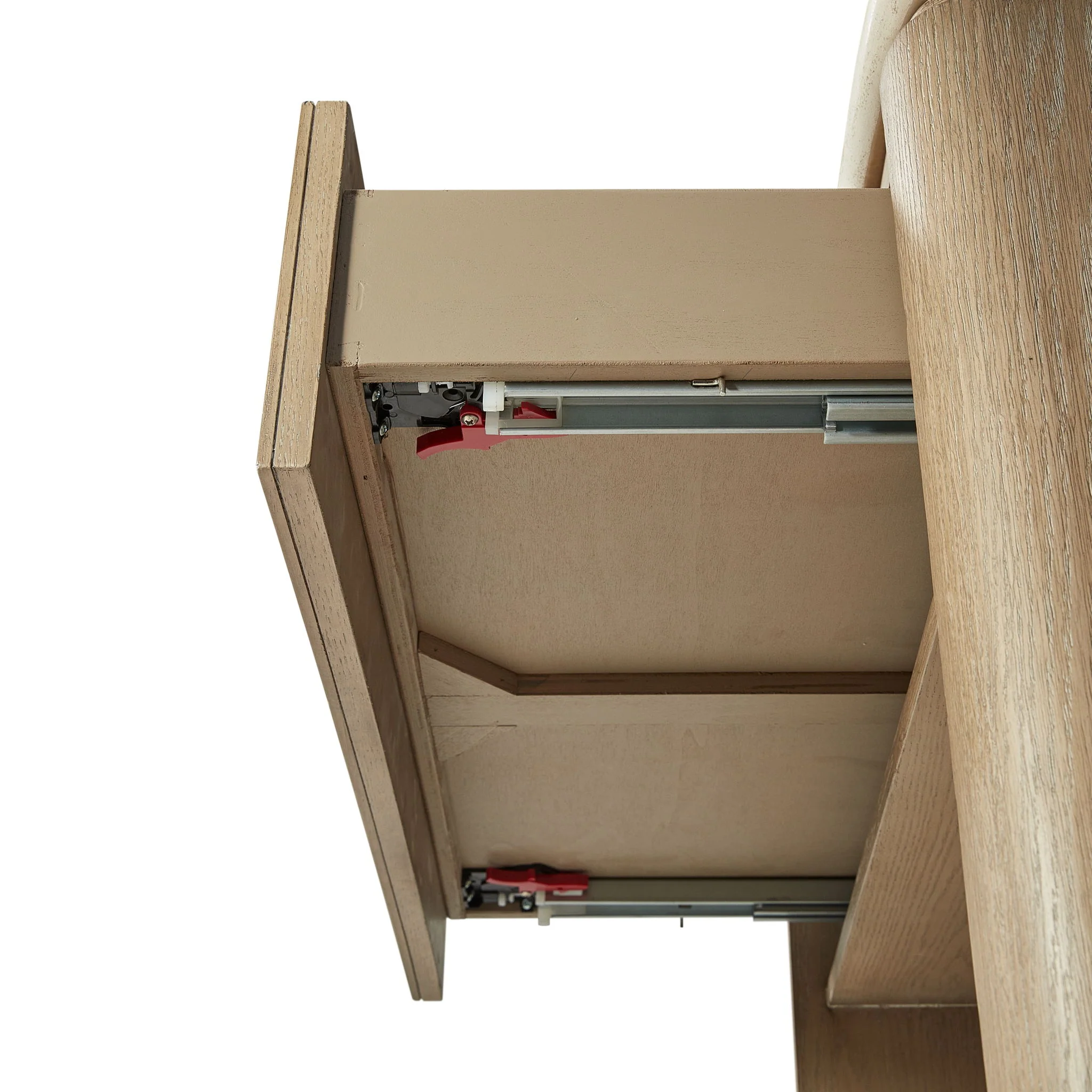 Trilogy - Two Drawer Nightstand With Oak Veneer Drawer Fronts - Toffee - Image 2