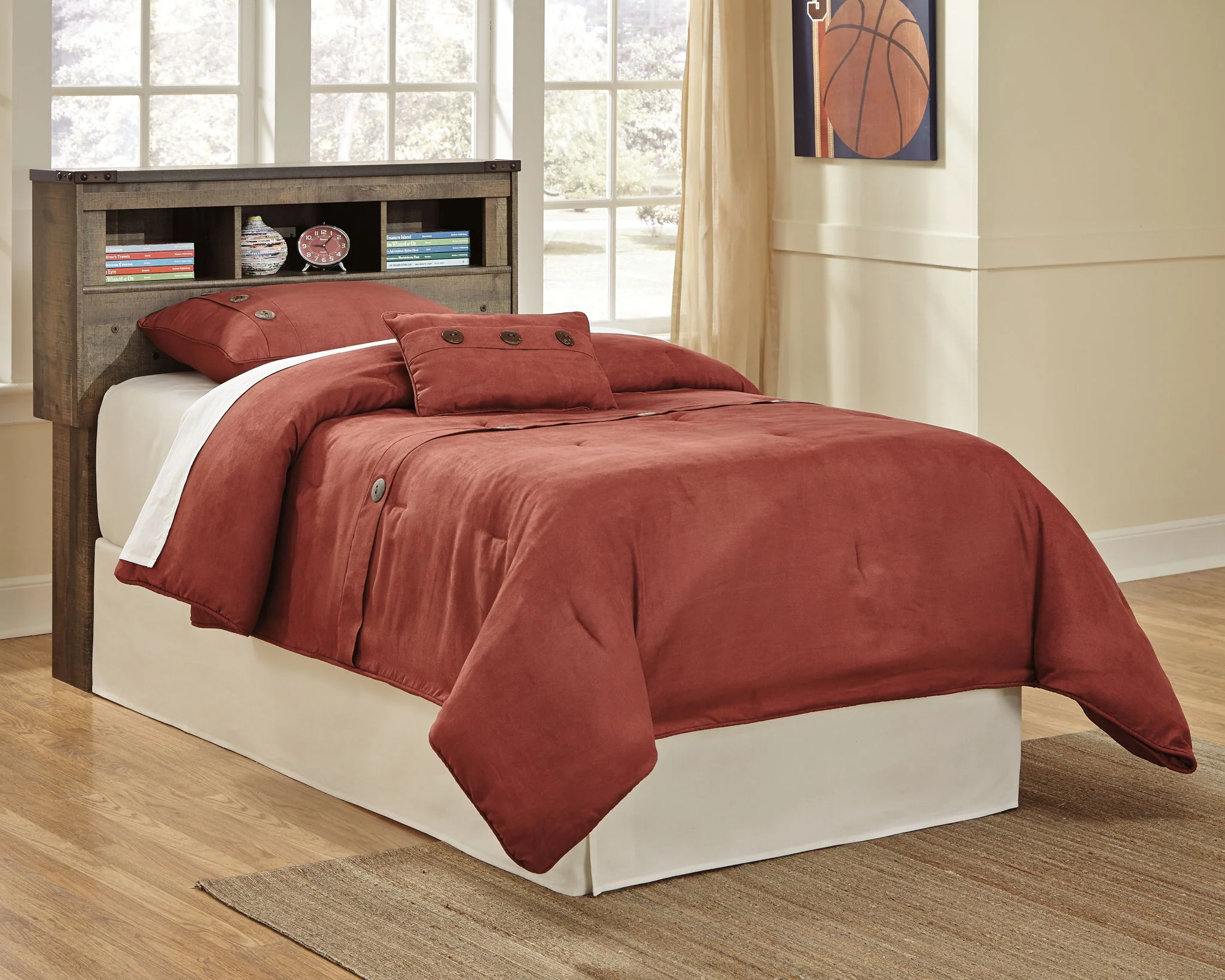 Trinell - Youth Bookcase Headboard - Image 3