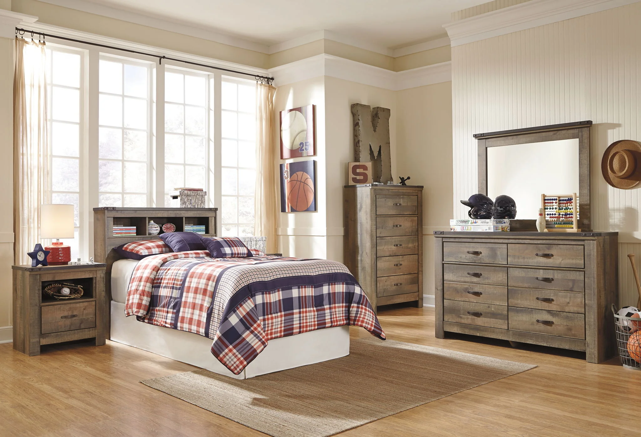 Trinell - Youth Bookcase Headboard - Image 4