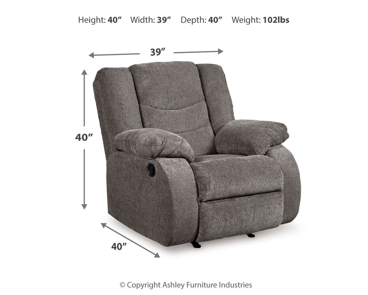 Tulen - Rocker Recliner - Image 3
