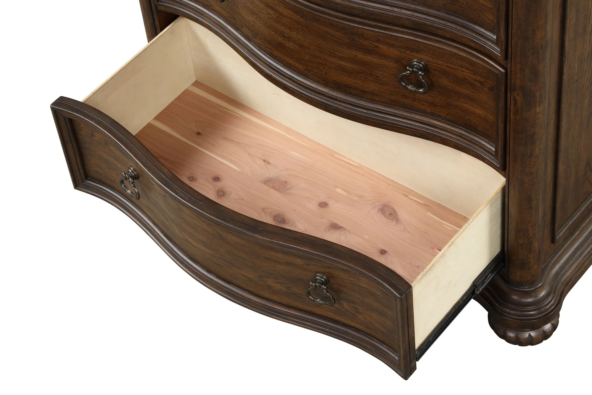 Tuscany - 5 Drawer Chest - Warm Mahogany - Image 4