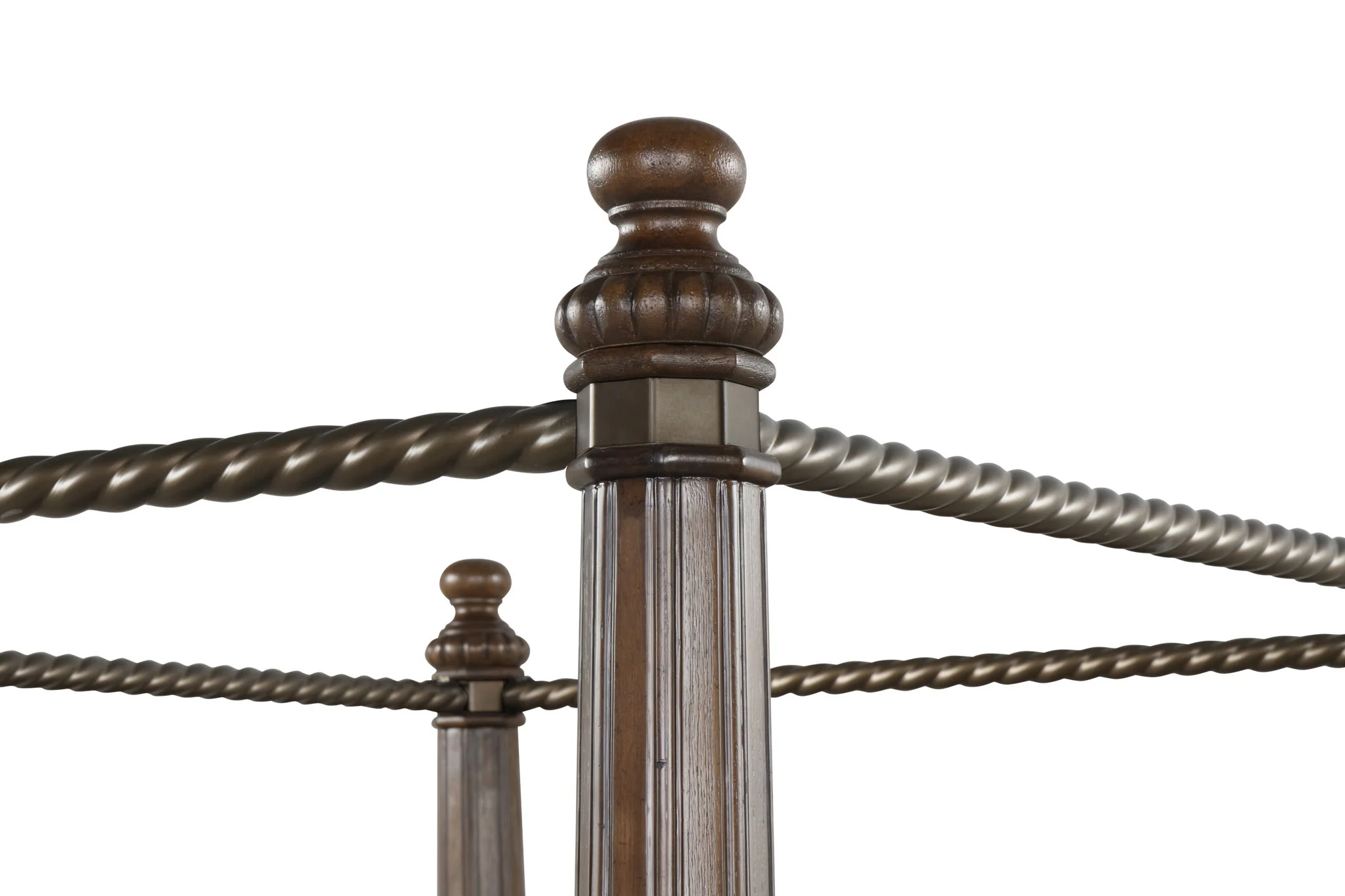 Tuscany - Queen Canopy Bed - Warm Mahogany - Image 3