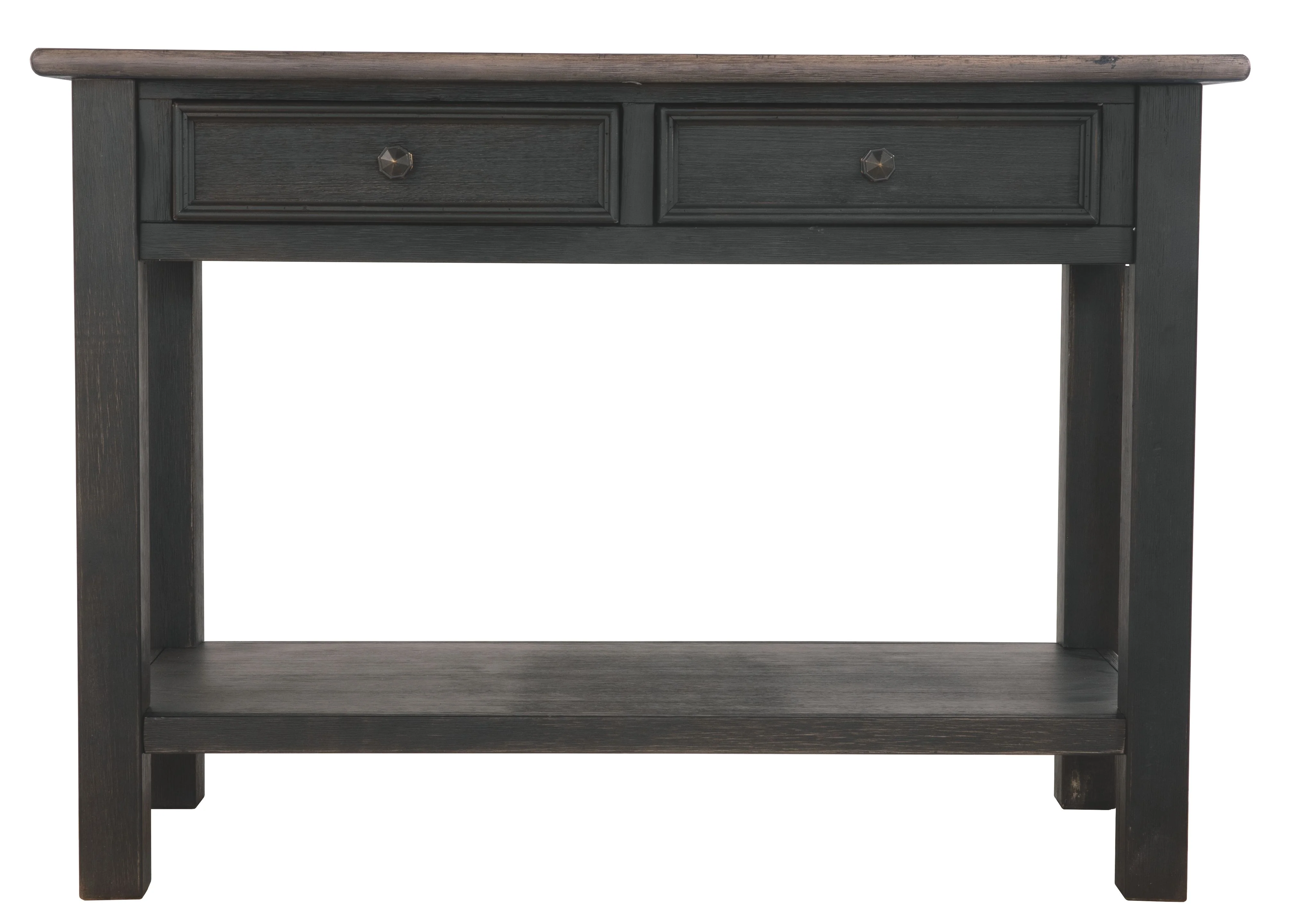 Tyler Creek - Sofa Table - Grayish Brown / Black - Image 2