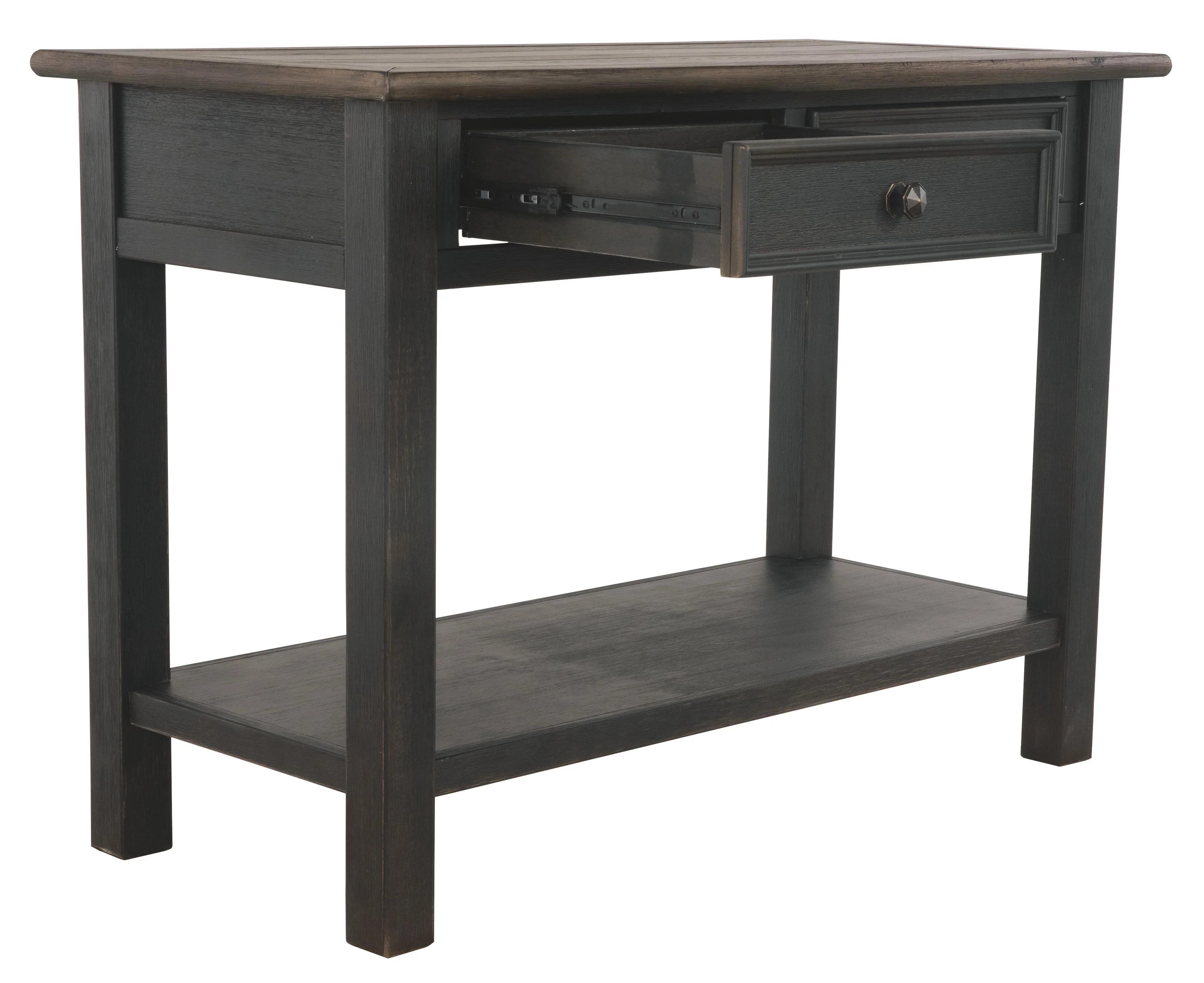 Tyler Creek - Sofa Table - Grayish Brown / Black - Image 3