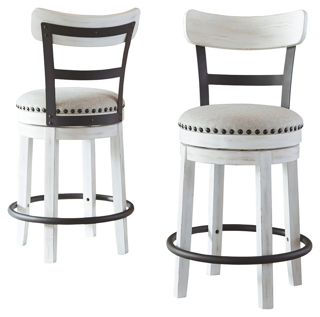 Valebeck - Full Back Swivel Stool - Image 2