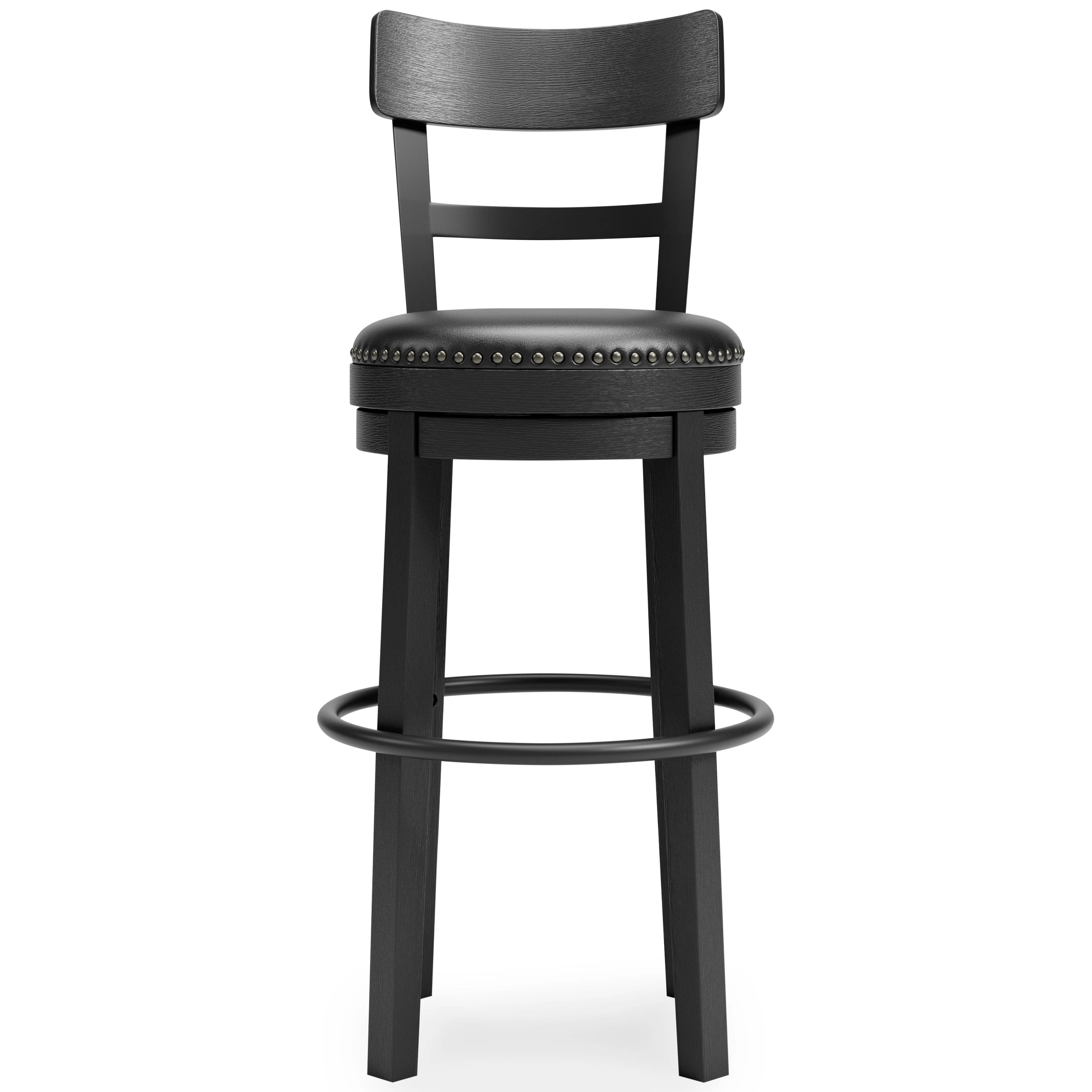 Valebeck - Tall Upholstered Swivel Barstool - Image 5