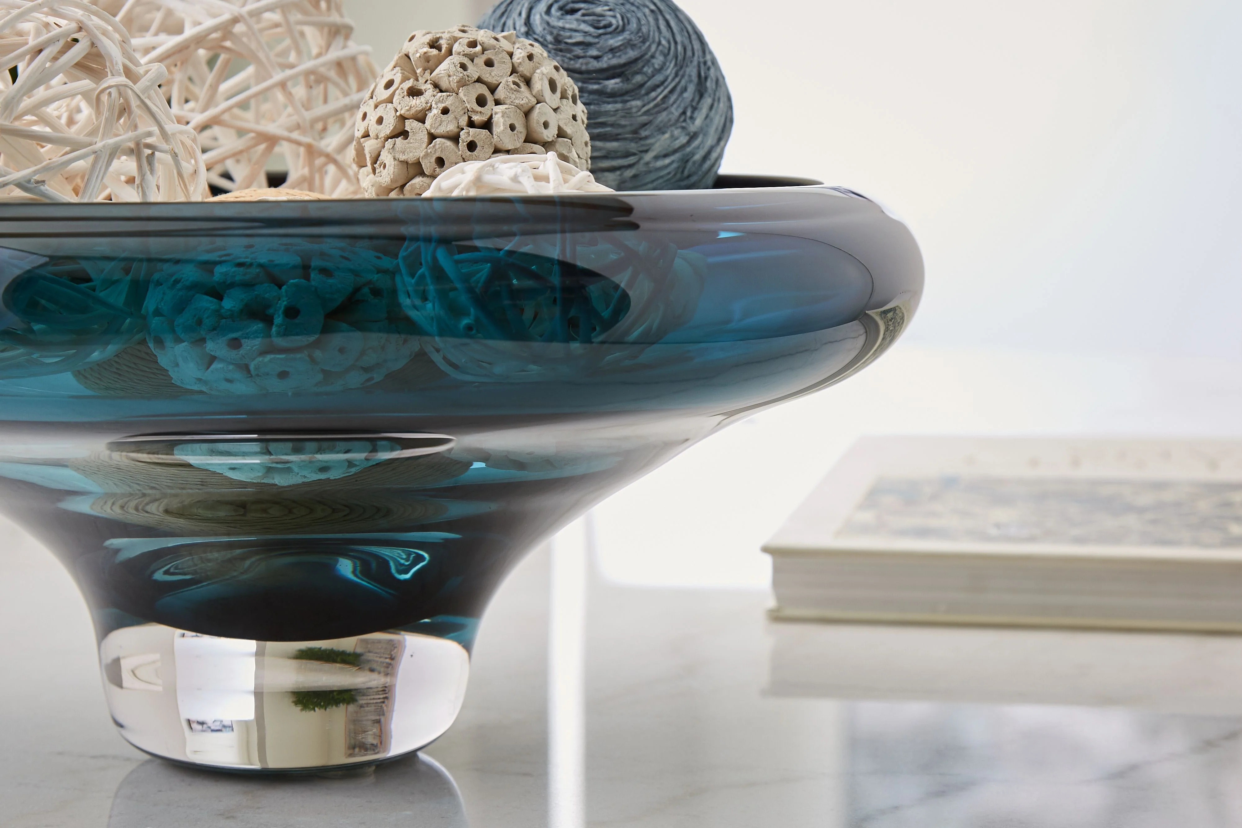 Vallborough - Bowl - Teal Blue - Image 3