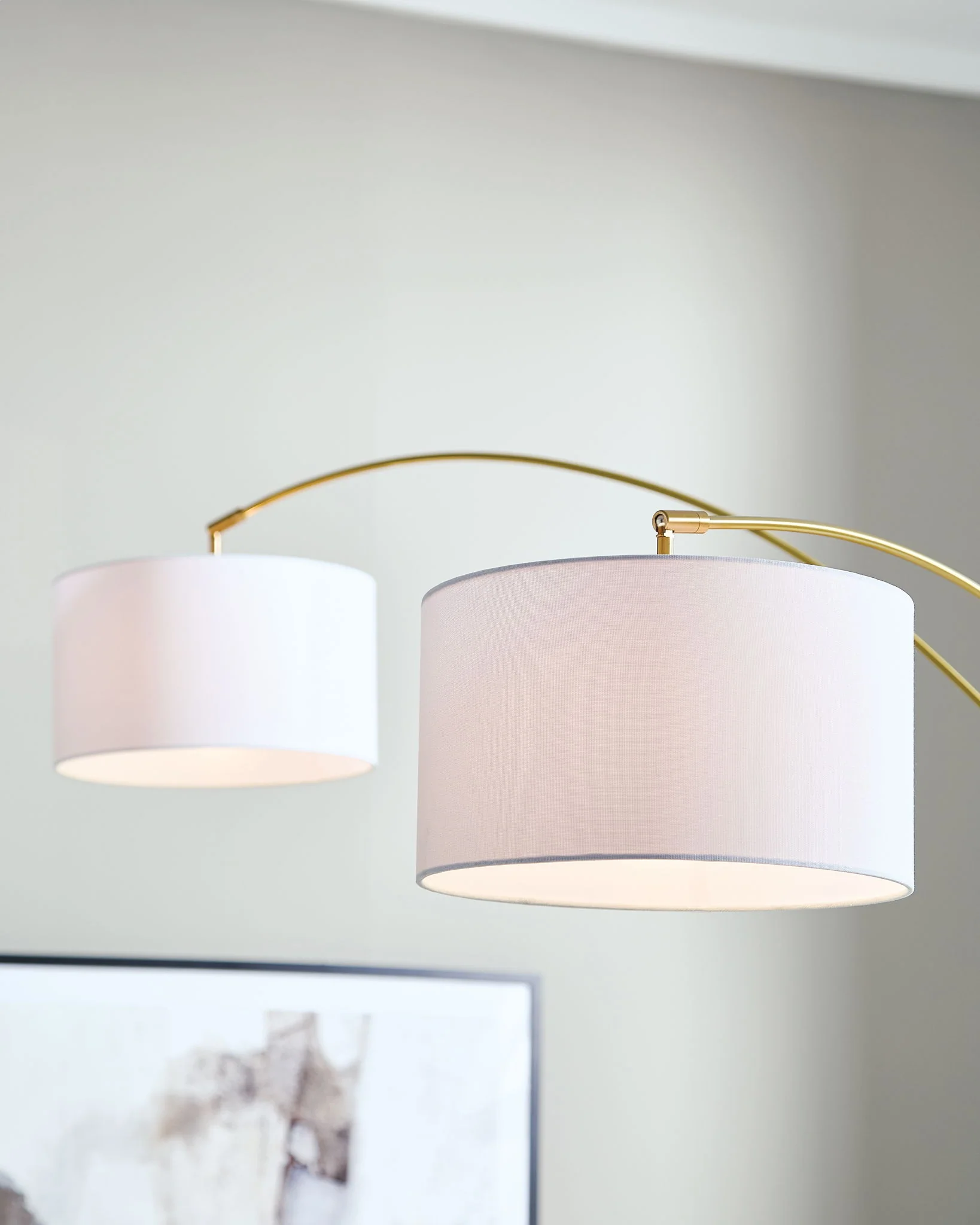 Valo - Metal Arc Lamp - Gold Finish - Image 2