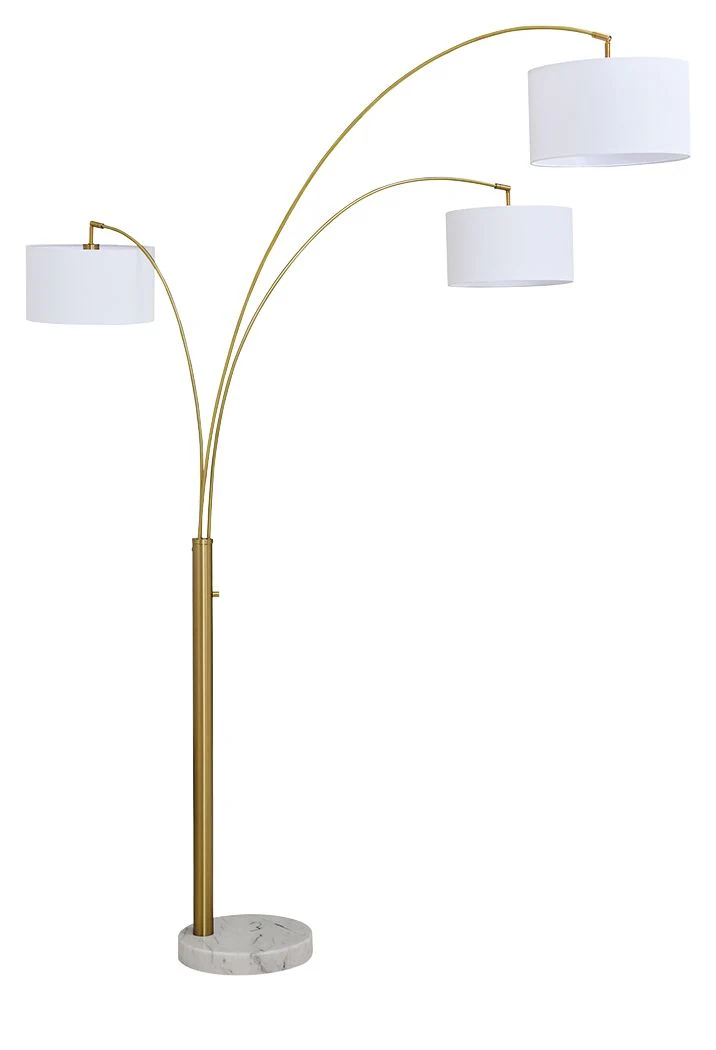Valo - Metal Arc Lamp - Gold Finish - Image 3
