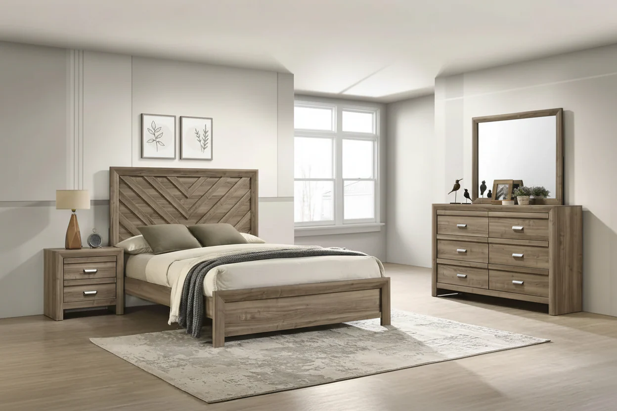 Valor Light Brown Bedroom Suites - Image 2