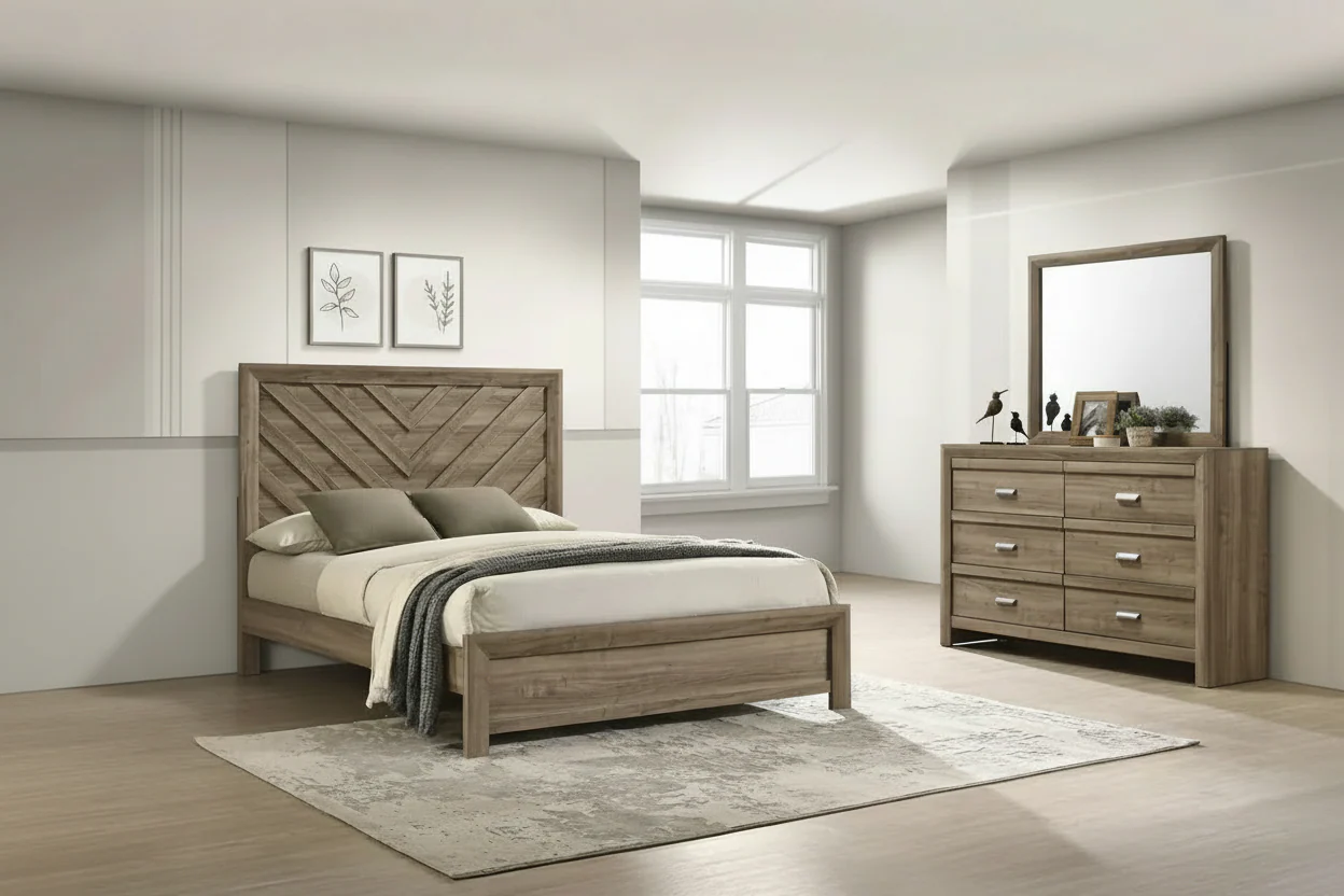 Valor Light Brown Bedroom Suites - Image 3