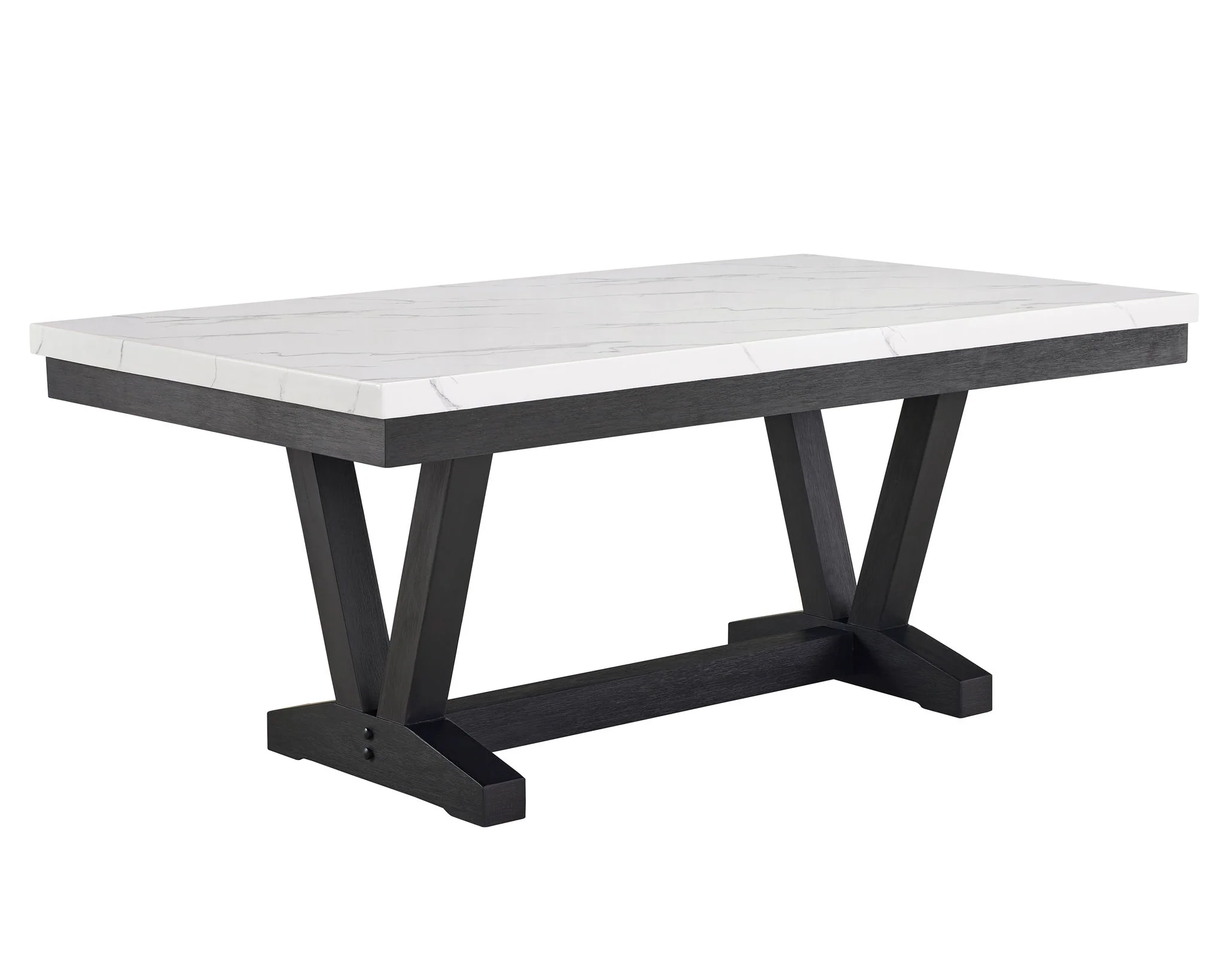 Vance - 5 Piece Dining Room Set - Charcoal / Gray - Image 4