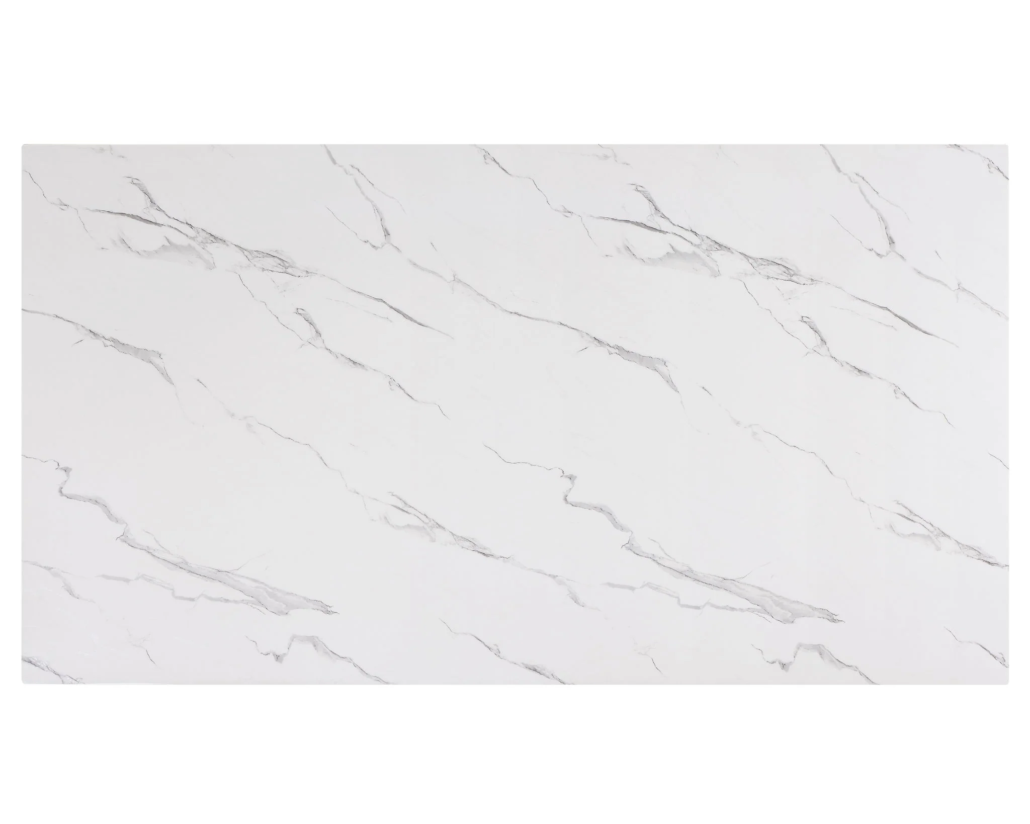Vance - Faux Marble Dining Table - Charcoal & White - Image 2