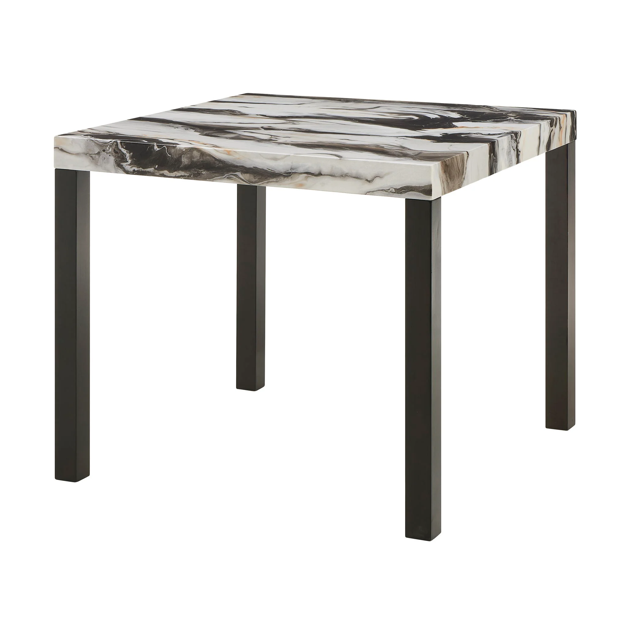 Vega - 5 Piece Counter Dining Room Set - Gray / Black - Image 3