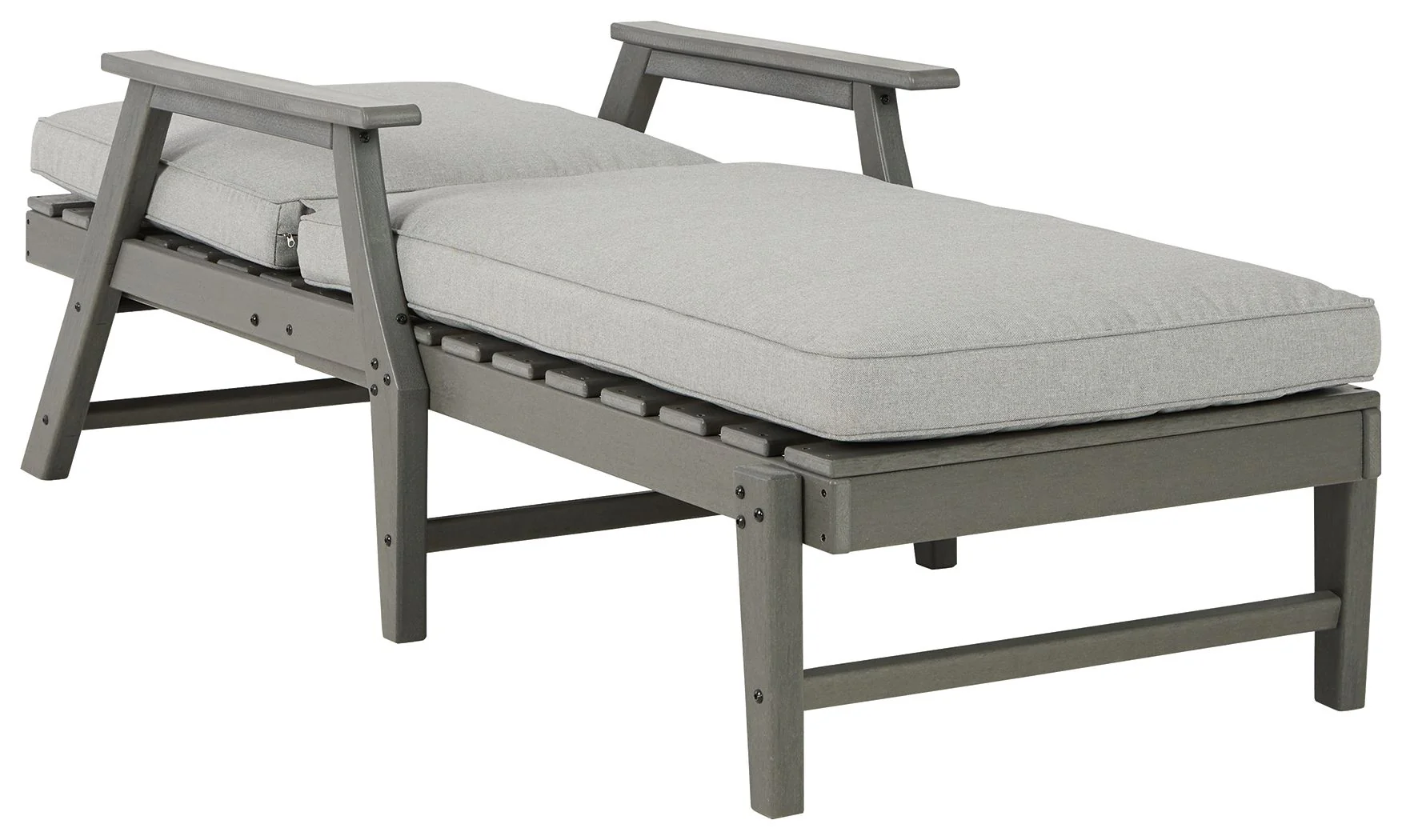 Visola - Chaise Lounge with Cushion - Gray - Image 3