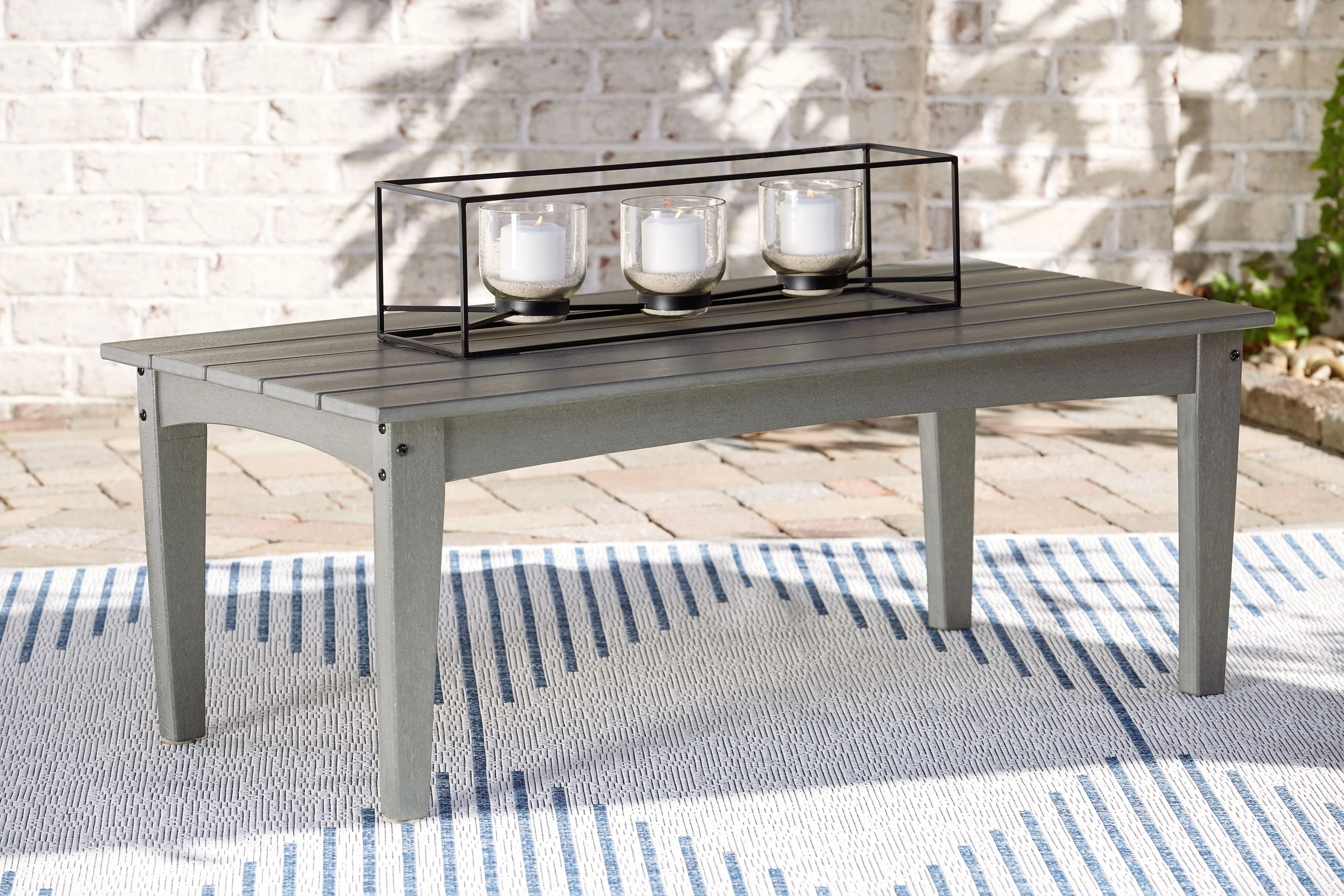 Visola - Rectangular Cocktail Table - Gray - Image 3