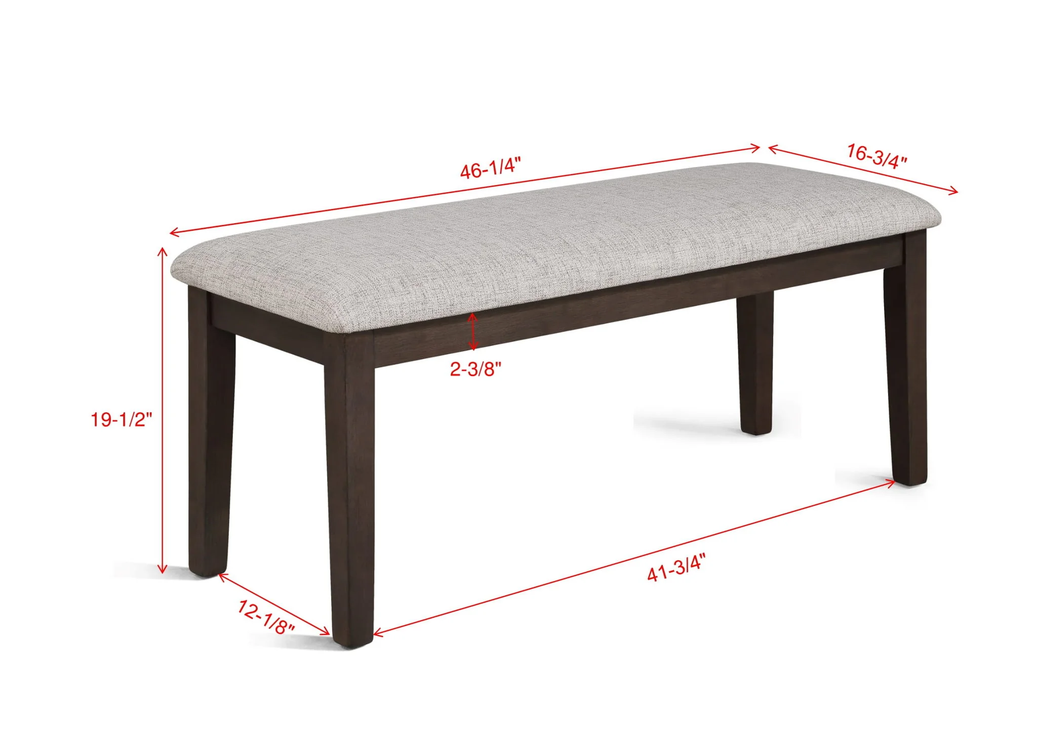 Wagner - Bench - Brown - Image 2