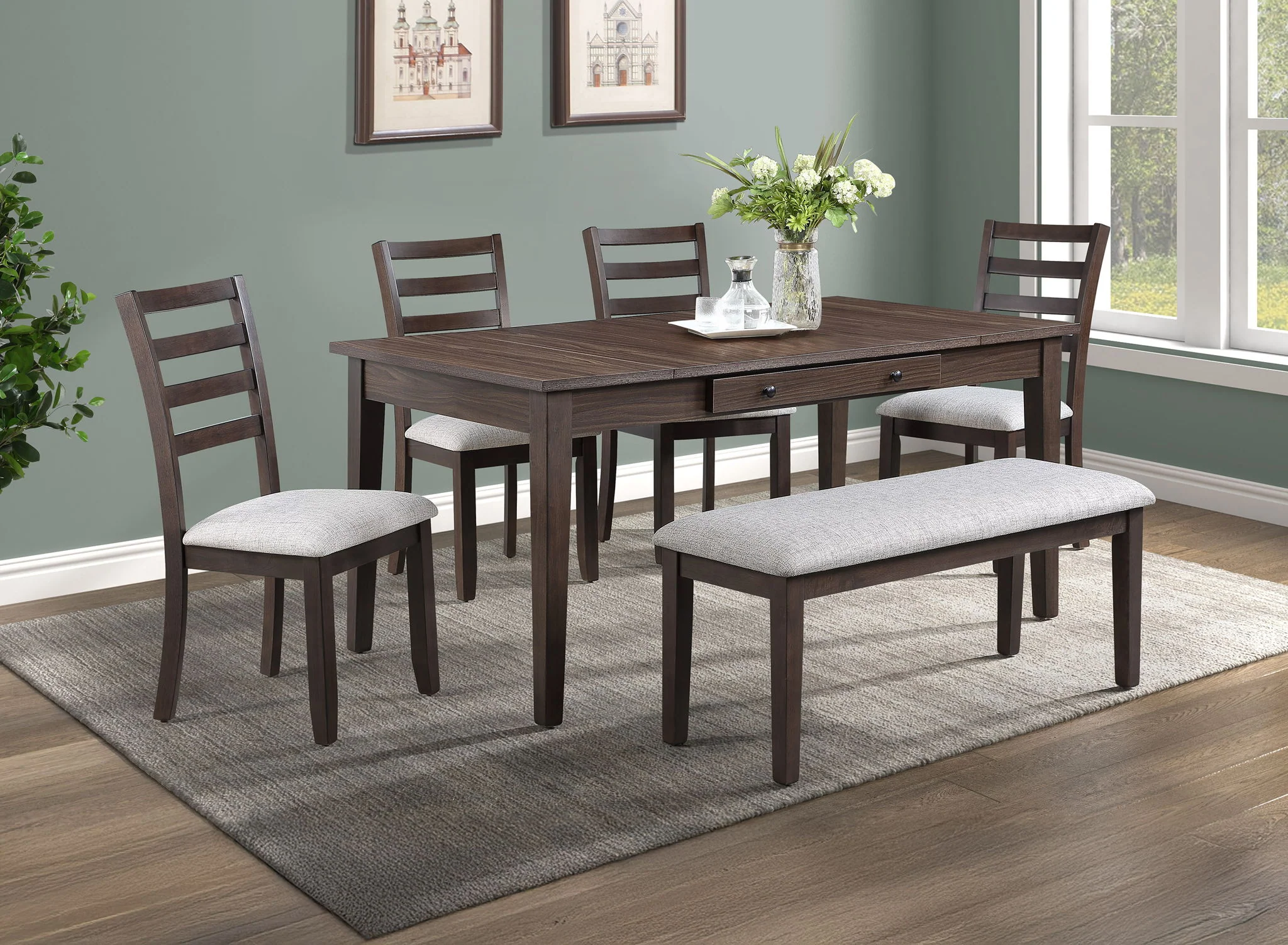 Wagner - Bench - Brown - Image 3