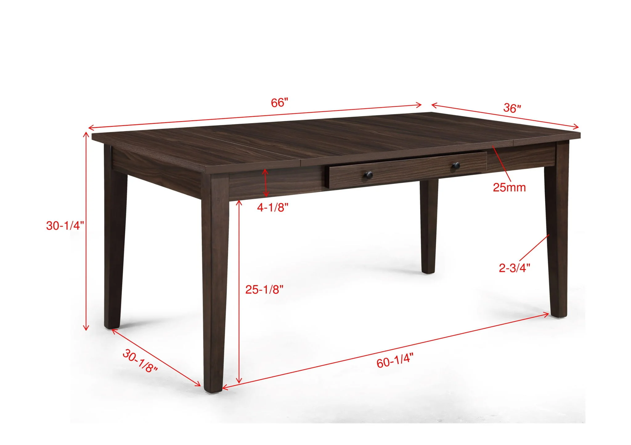 Wagner - Dining Table With Storage - Brown - Image 4