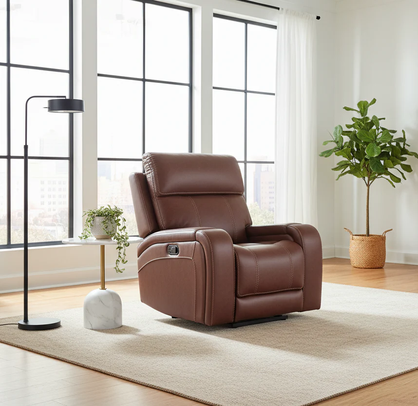 Newport Walnut Manual Reclining Set - Image 3