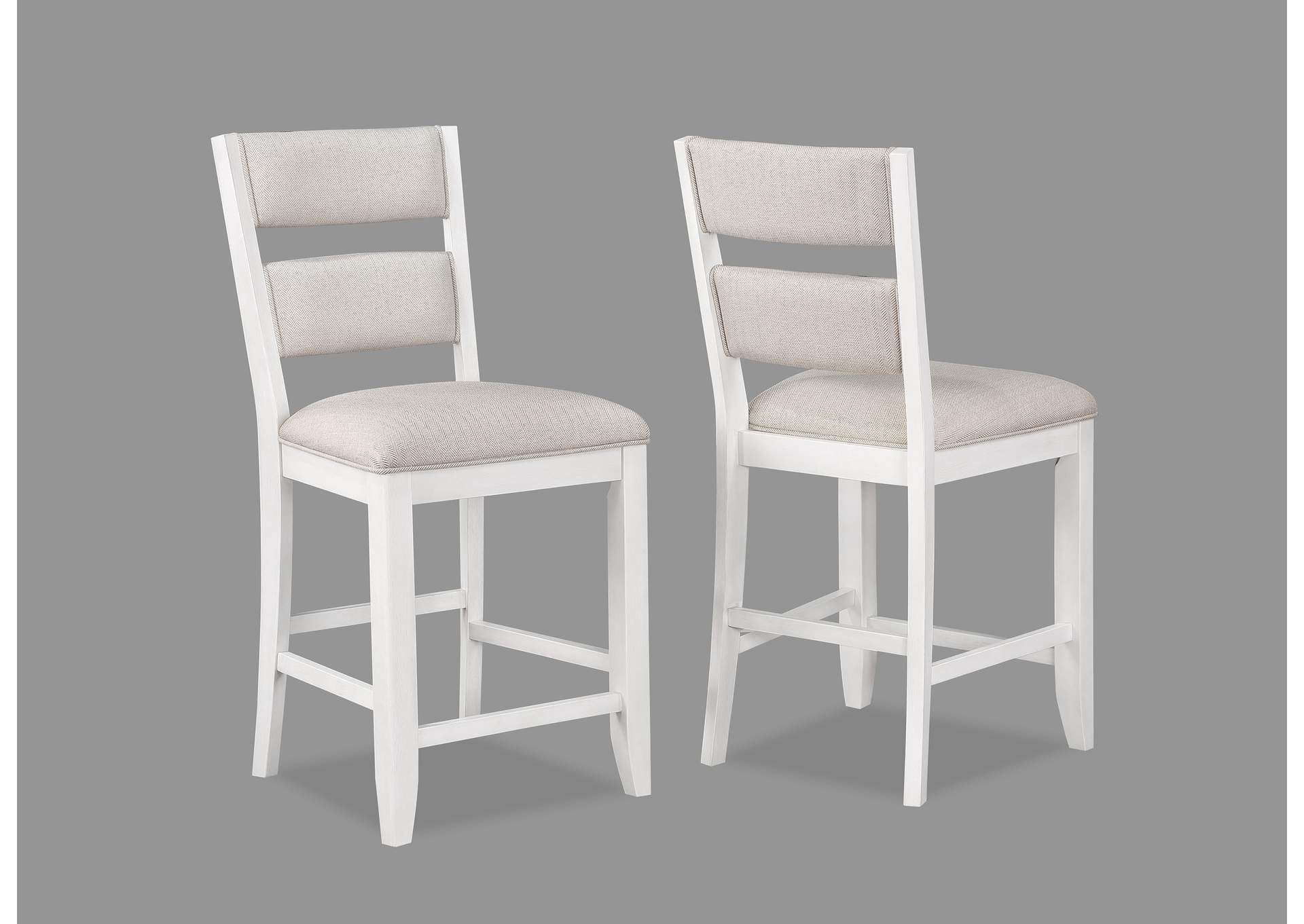 Wendy White Counter Height Dining Sets by Crown Mark - Image 3
