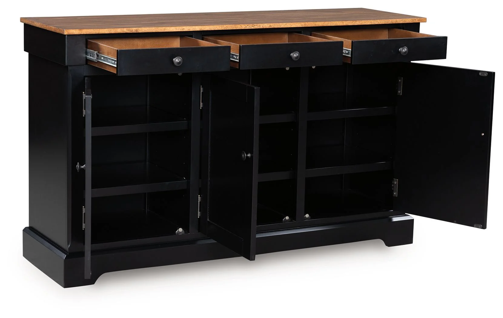 Wildenauer - Dining Room Buffet - Brown / Black - Image 4
