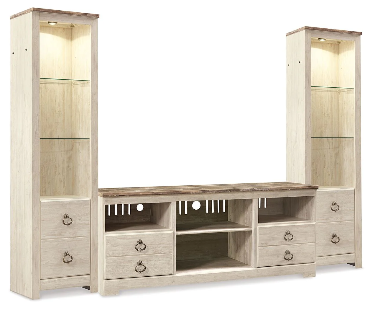 Willowton - Entertainment Center With Fireplace Option - Image 3
