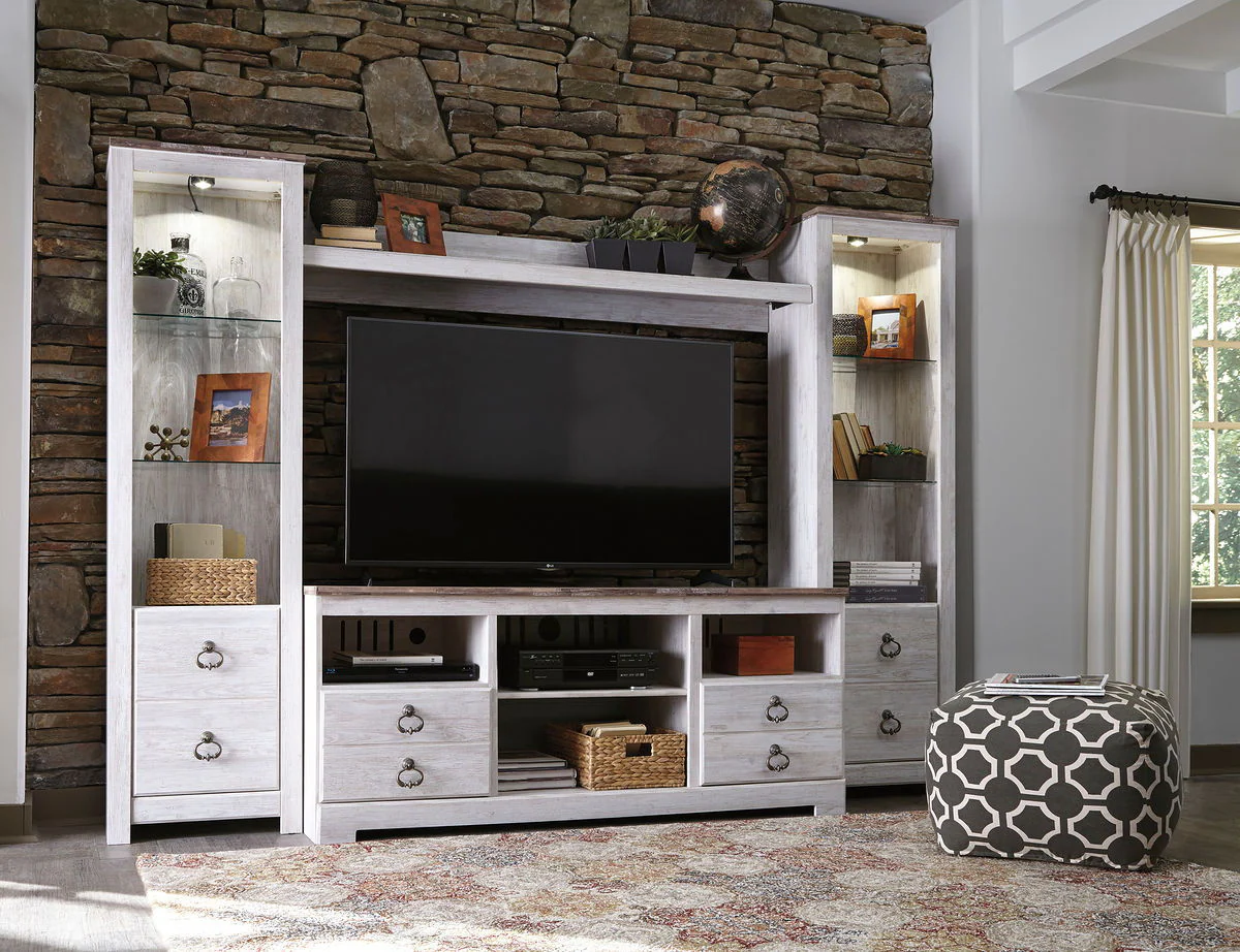 Willowton - Entertainment Center With Fireplace Option - Image 4