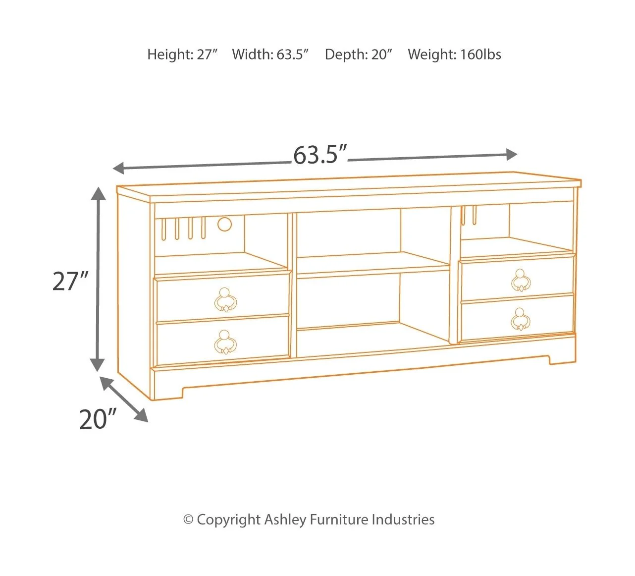 Willowton - Entertainment Center With Fireplace Option - Image 5