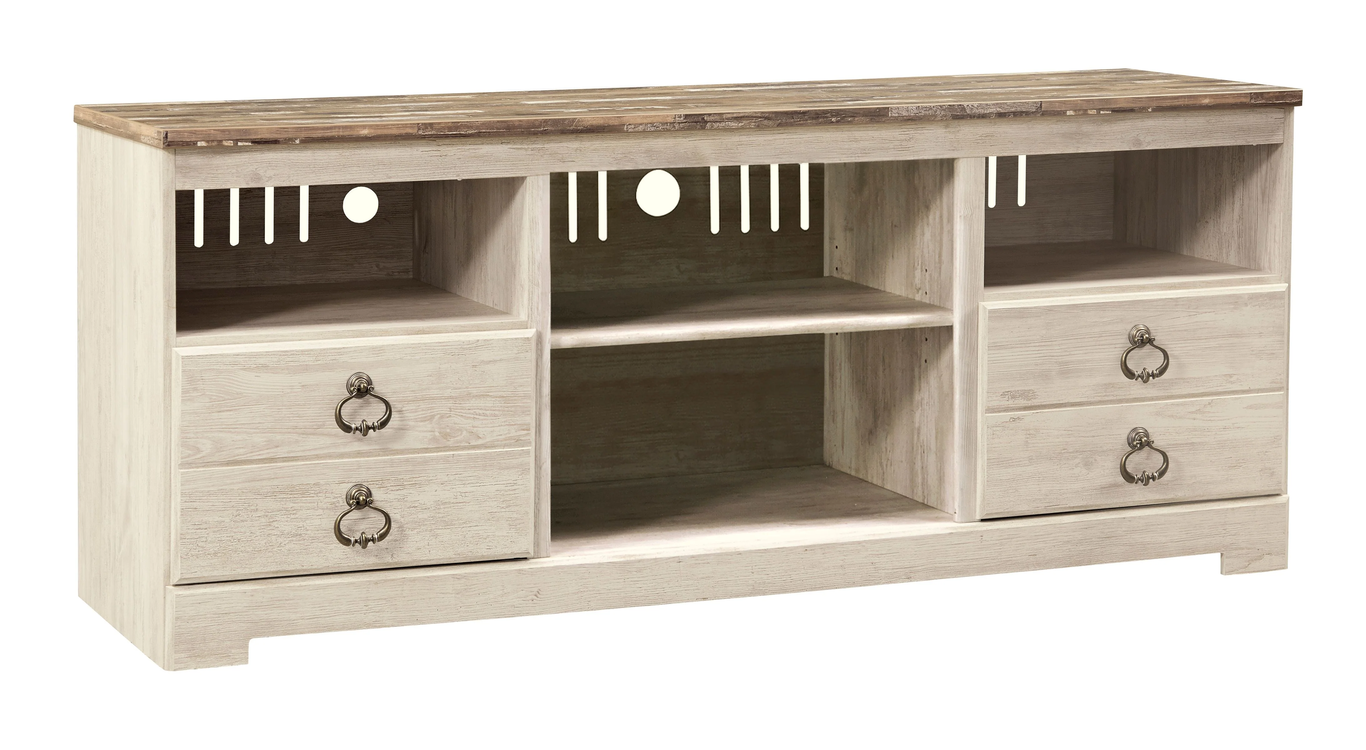 Willowton - TV Stand With Fireplace Option - Image 2