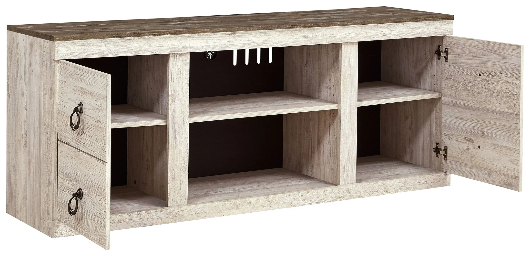 Willowton - TV Stand With Fireplace Option - Image 5