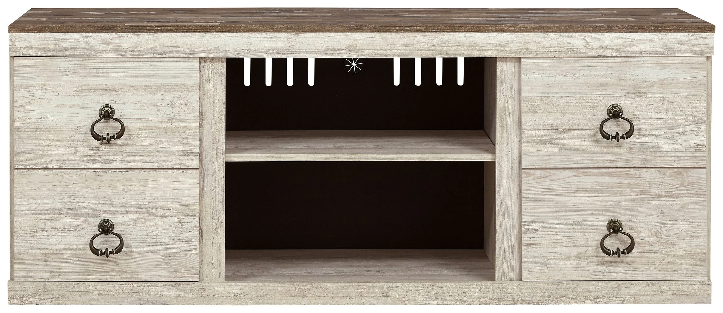 Willowton - TV Stand With Fireplace Option - Image 6